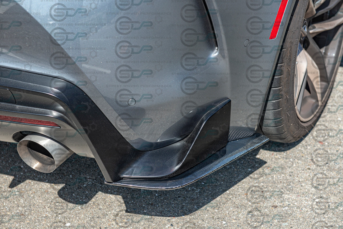 2020+ Toyota Supra A90 & GR | Artisan Spirit Style CARBON FIBER Rear Apron Lip Splitter Ground Effects