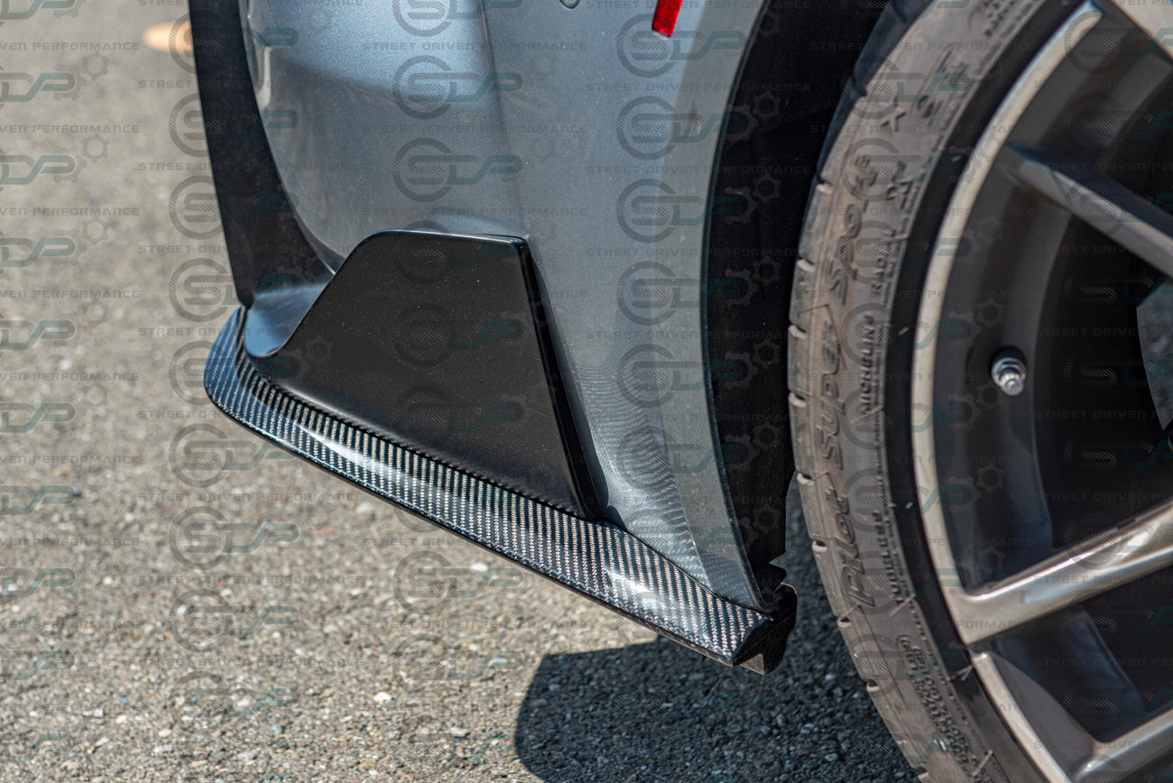2020+ Toyota Supra A90 & GR | Artisan Spirit Style CARBON FIBER Rear Apron Lip Splitter Ground Effects