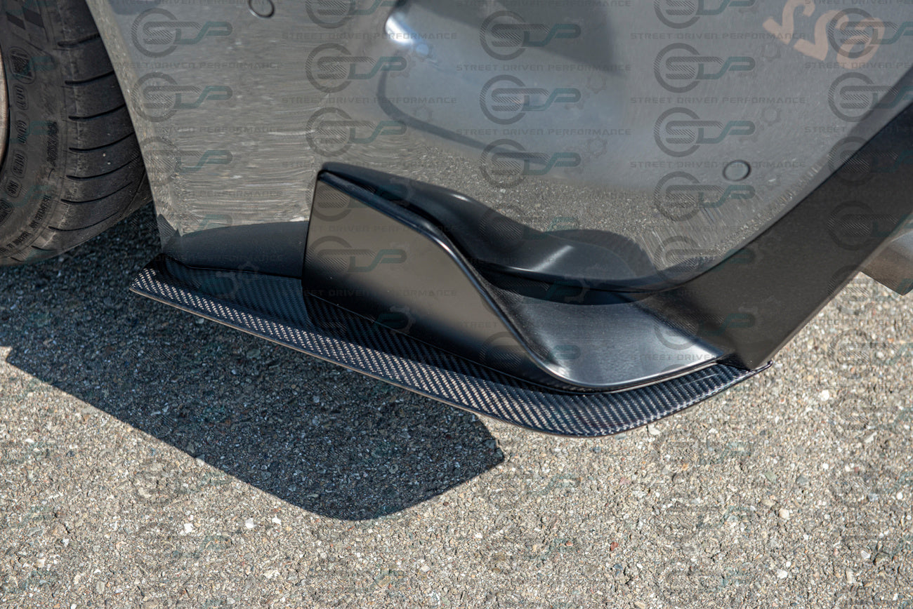 2020+ Toyota Supra A90 & GR | Artisan Spirit Style CARBON FIBER Rear Apron Lip Splitter Ground Effects