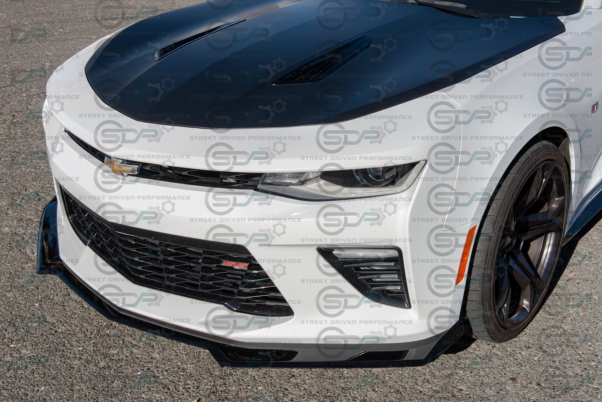 2016-2018 6th Gen Camaro - "Facelift 1LE Package" Front Splitter / Lip Ground Effects - for all SS models