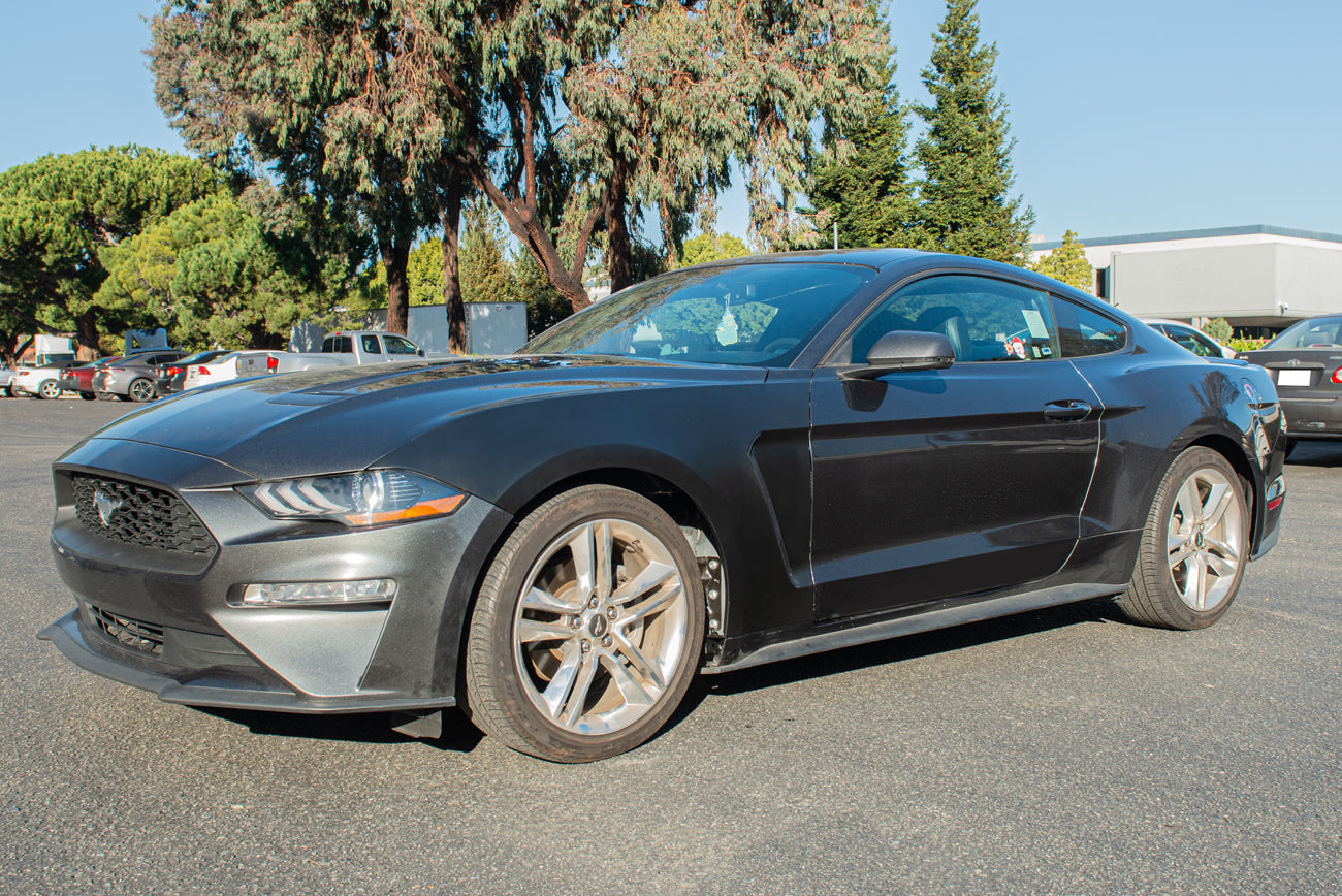 2018-2023 Ford Mustang | GT350 Style Matte Black Front Side Fenders