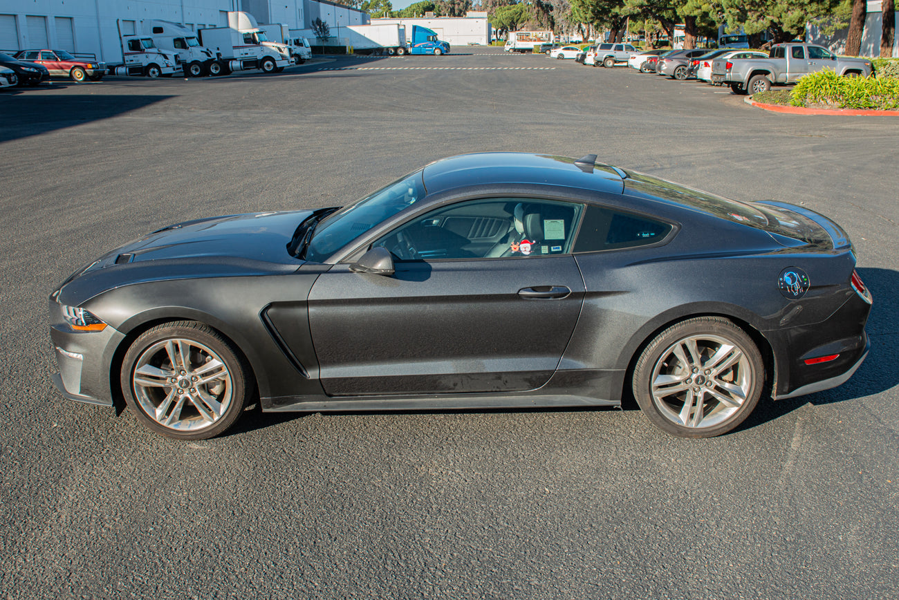 2018-2023 Ford Mustang | GT350 Style Matte Black Front Side Fenders