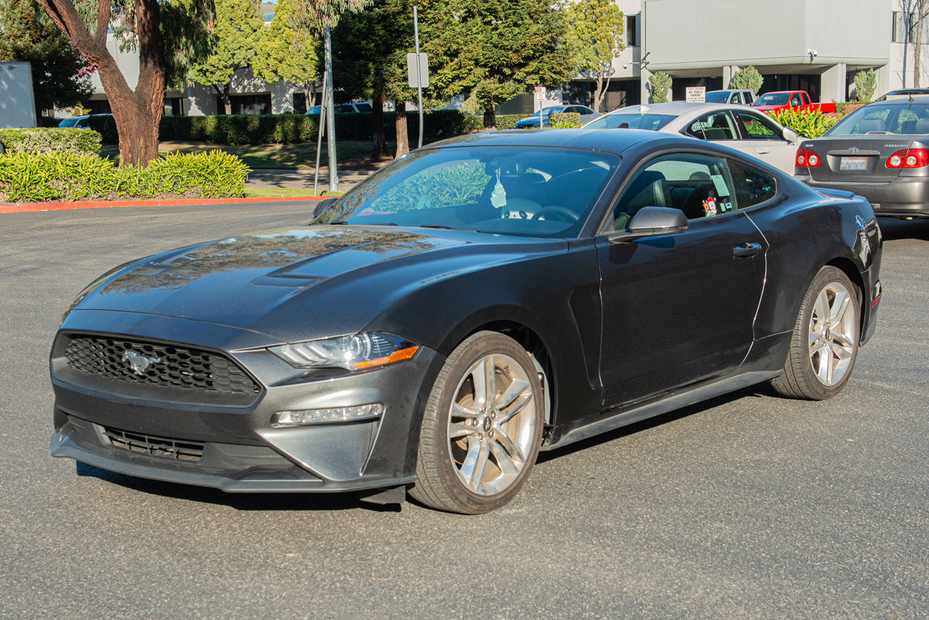 2018-2023 Ford Mustang | GT350 Style Matte Black Front Side Fenders