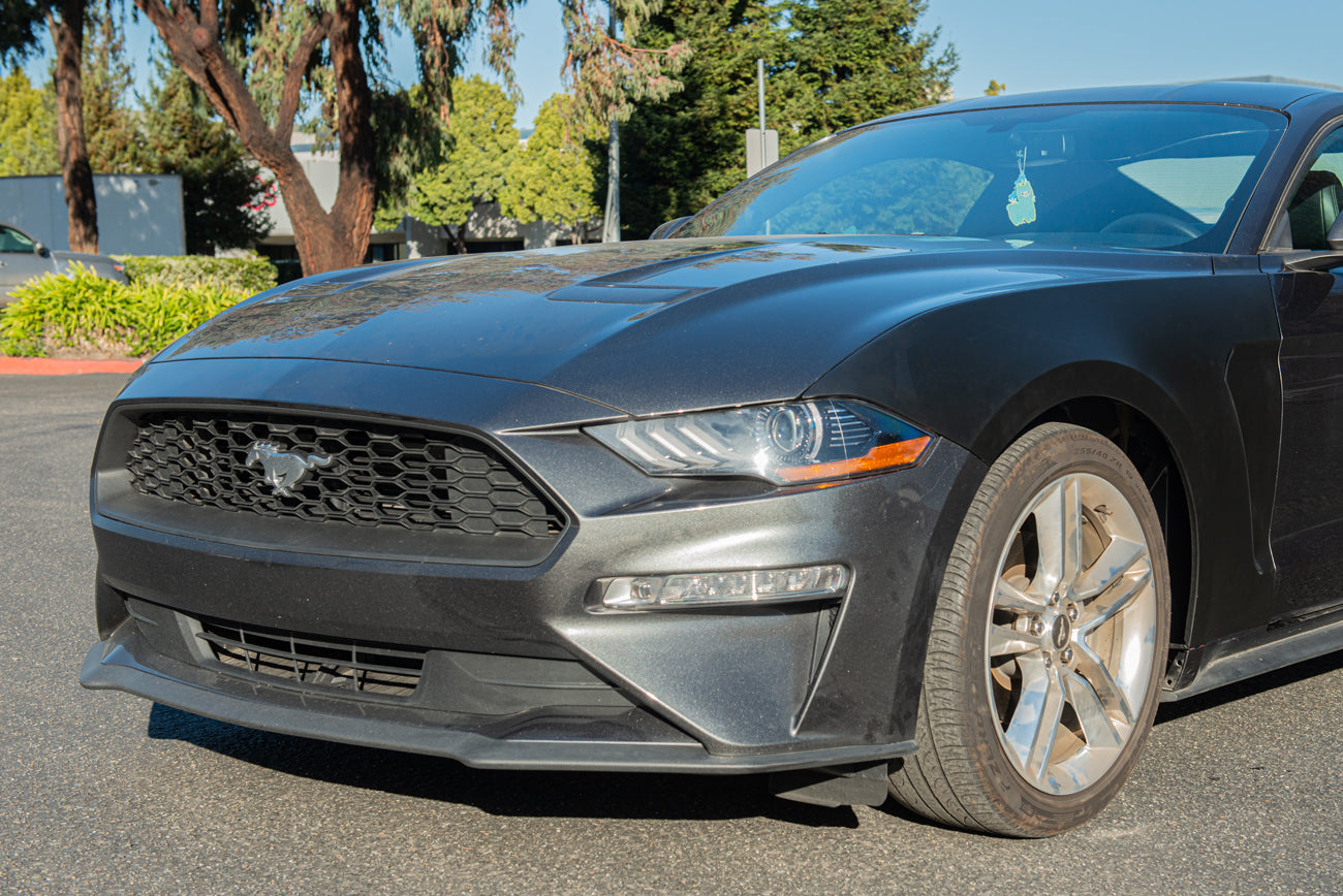 2018-2023 Ford Mustang | GT350 Style Matte Black Front Side Fenders