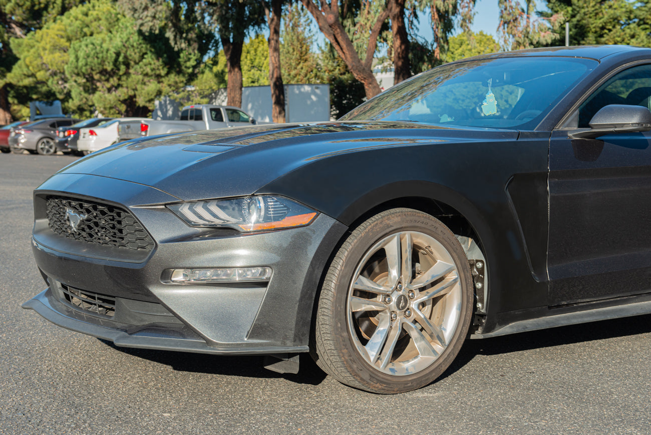 2015-2017 Ford Mustang | GT350 Style Matte Black Front Side Fenders