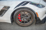 2014-2019 Corvette C7 Hydro-Dipped Carbon Fiber Front Wheel Trim Fender Flares