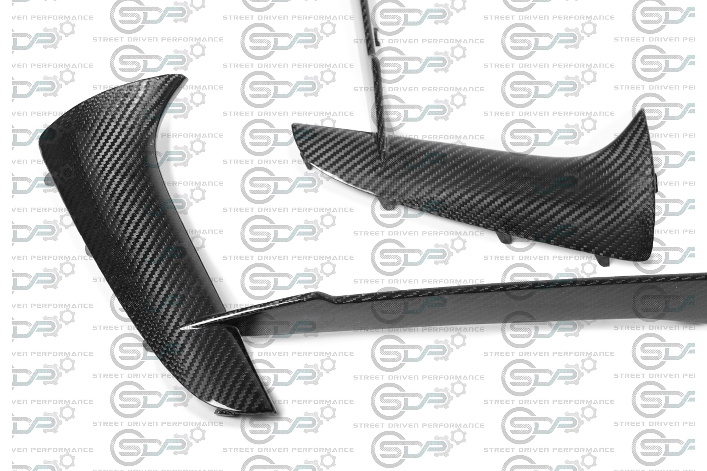 2020+ C8 Corvette - Carbon Fiber Front Grille Inserts (PAIR)