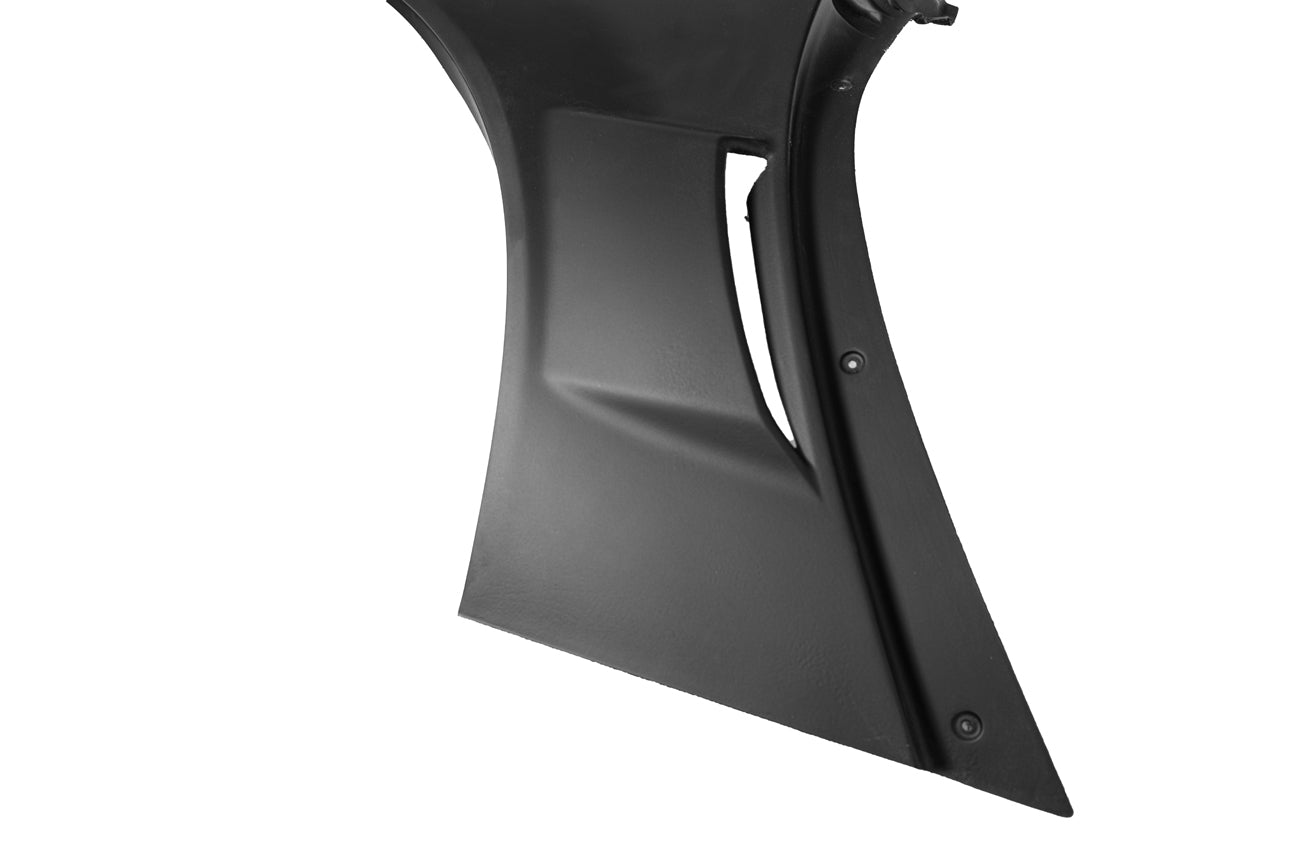 2005-2013 Corvette C6 ZR1 Style Matte Black Rear Side Wide Body Fenders