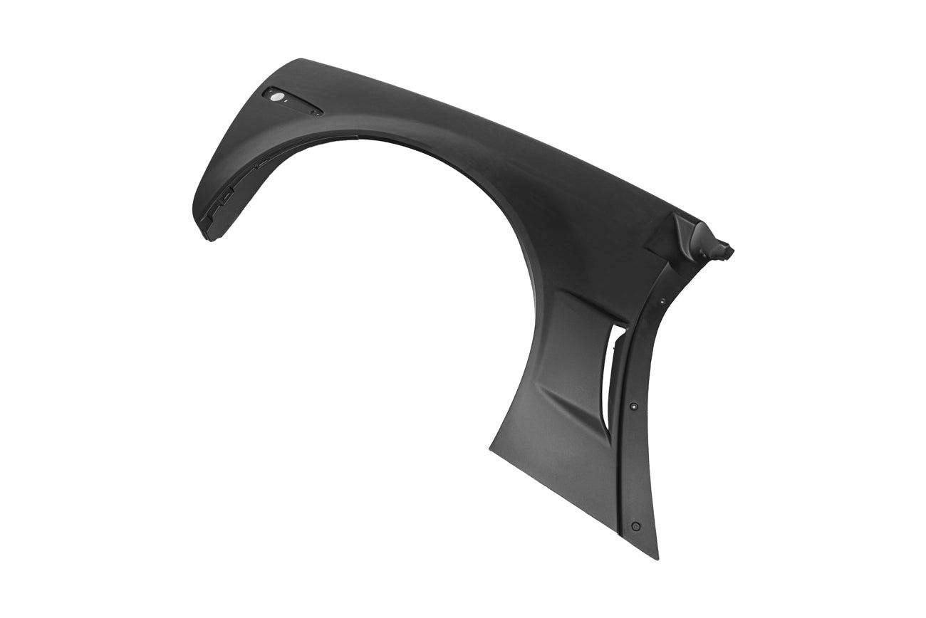 2005-2013 Corvette C6 ZR1 Style Matte Black Rear Side Wide Body Fenders