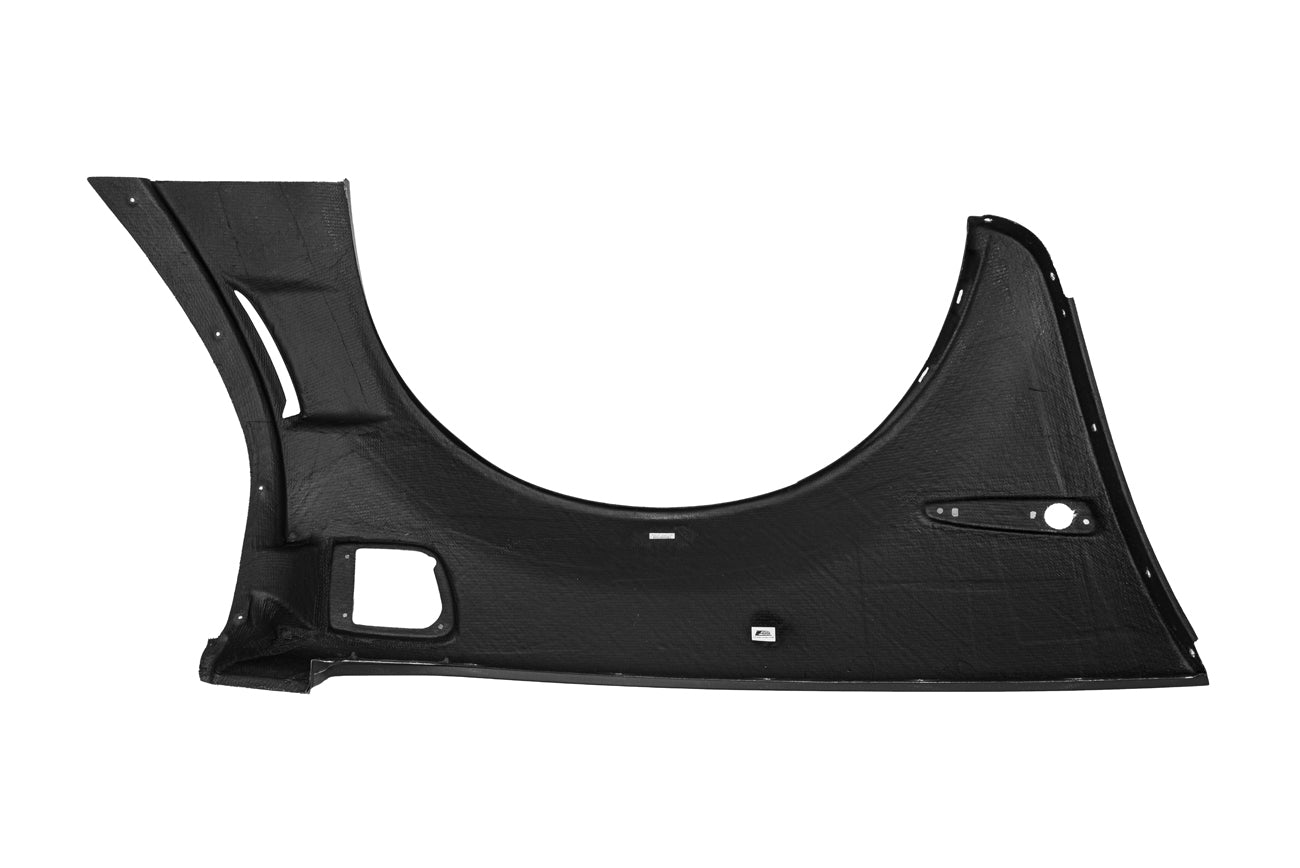 2005-2013 Corvette C6 ZR1 Style Matte Black Rear Side Wide Body Fenders