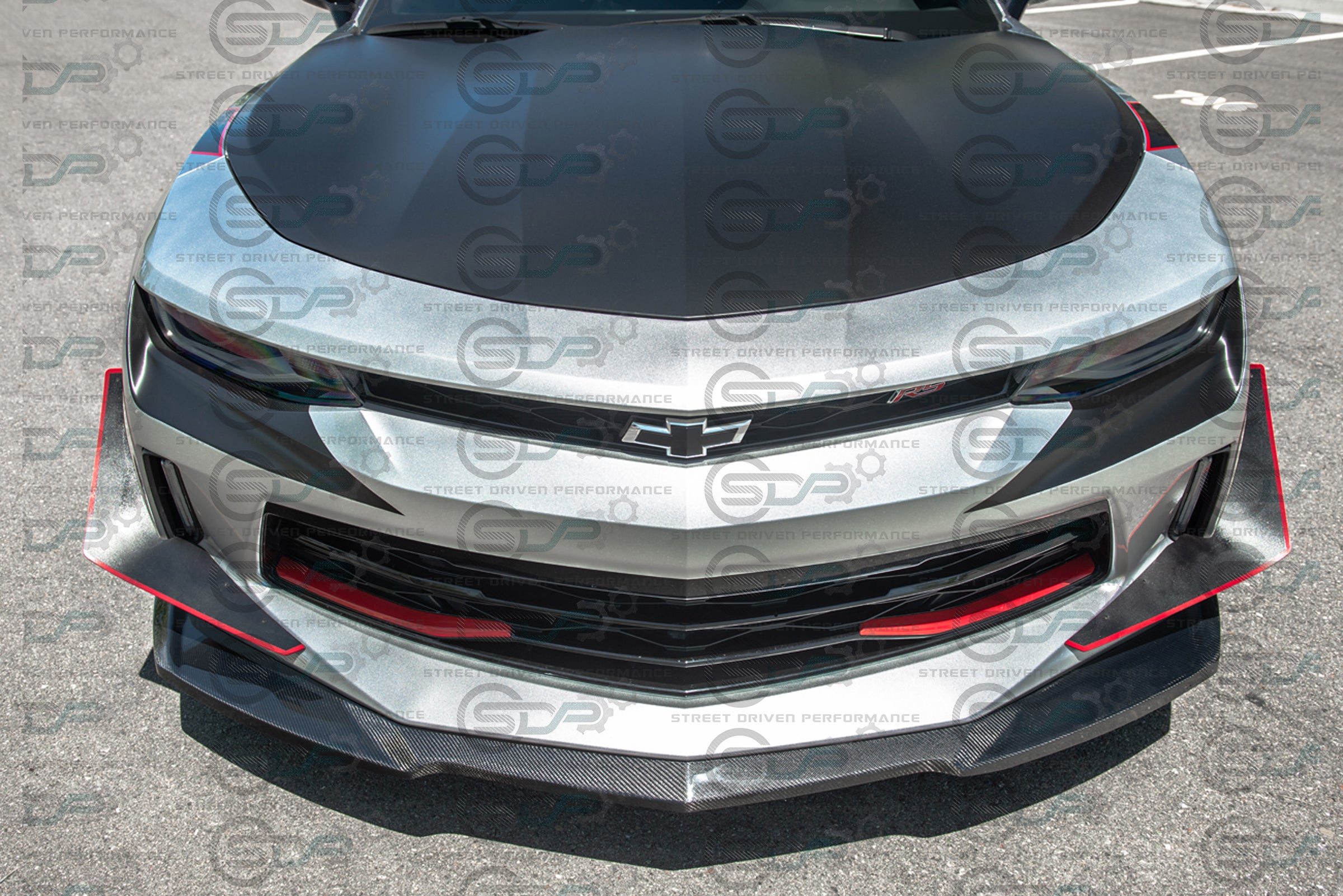 2016-2018 6th Gen Camaro - "ZL1 Performance Package" Carbon Fiber Front Splitter / Lip Ground Effects - for all LT / LS / RS models