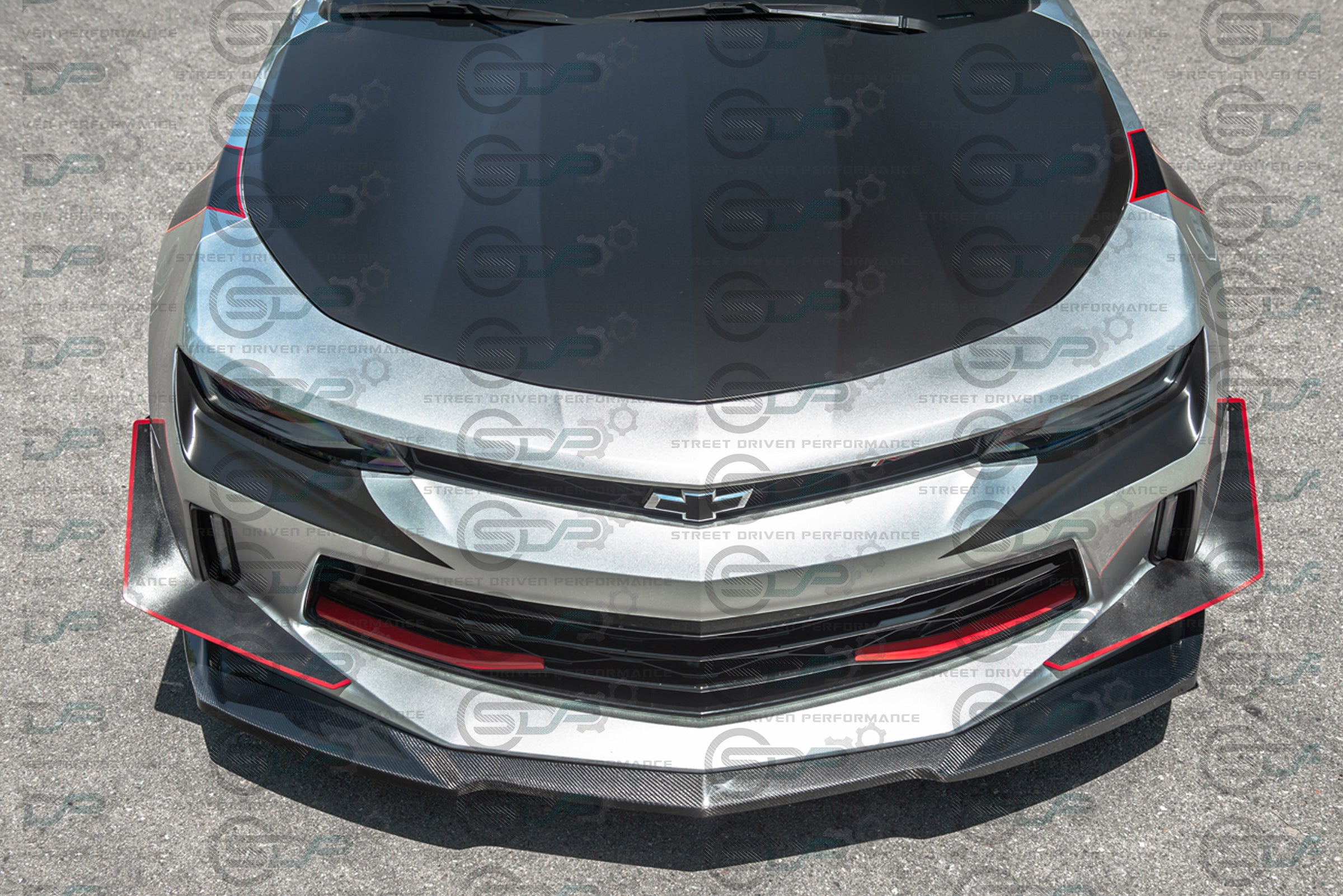 2016-2018 6th Gen Camaro - "ZL1 Performance Package" Carbon Fiber Front Splitter / Lip Ground Effects - for all LT / LS / RS models