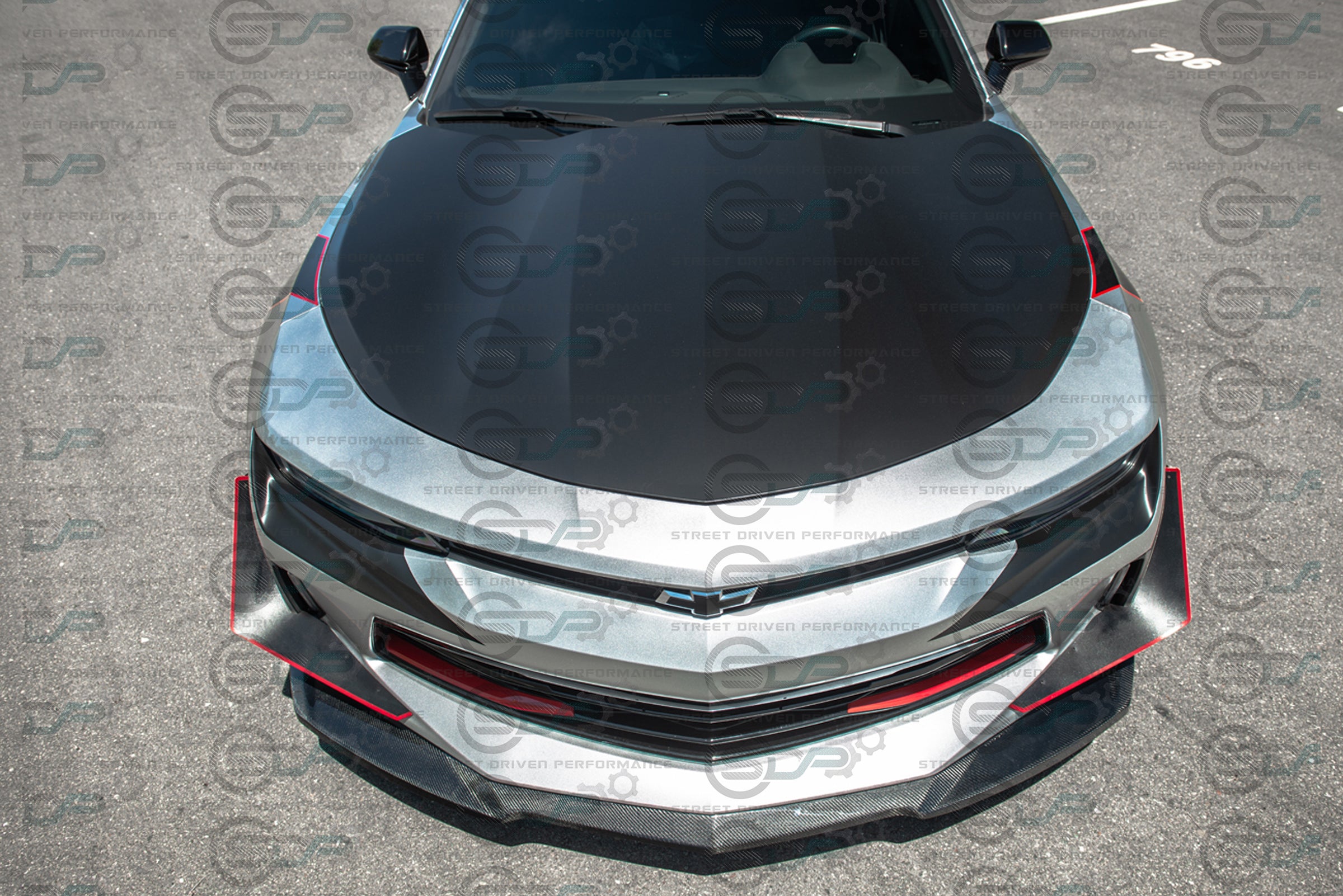 2016-2018 6th Gen Camaro - "ZL1 Performance Package" Carbon Fiber Front Splitter / Lip Ground Effects - for all LT / LS / RS models