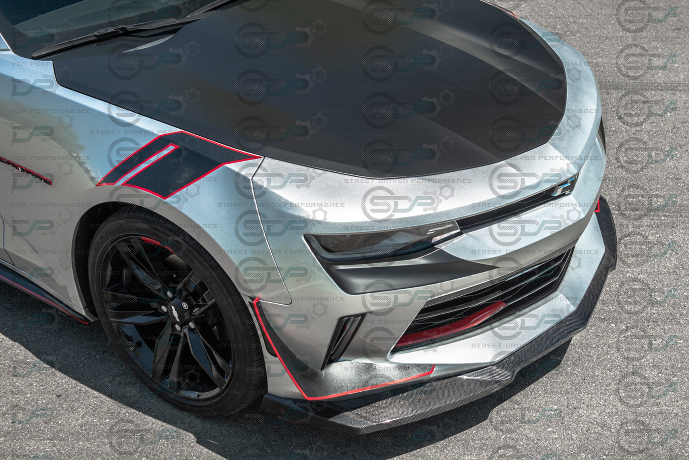 2016-2018 6th Gen Camaro - "ZL1 Performance Package" Carbon Fiber Front Splitter / Lip Ground Effects - for all LT / LS / RS models