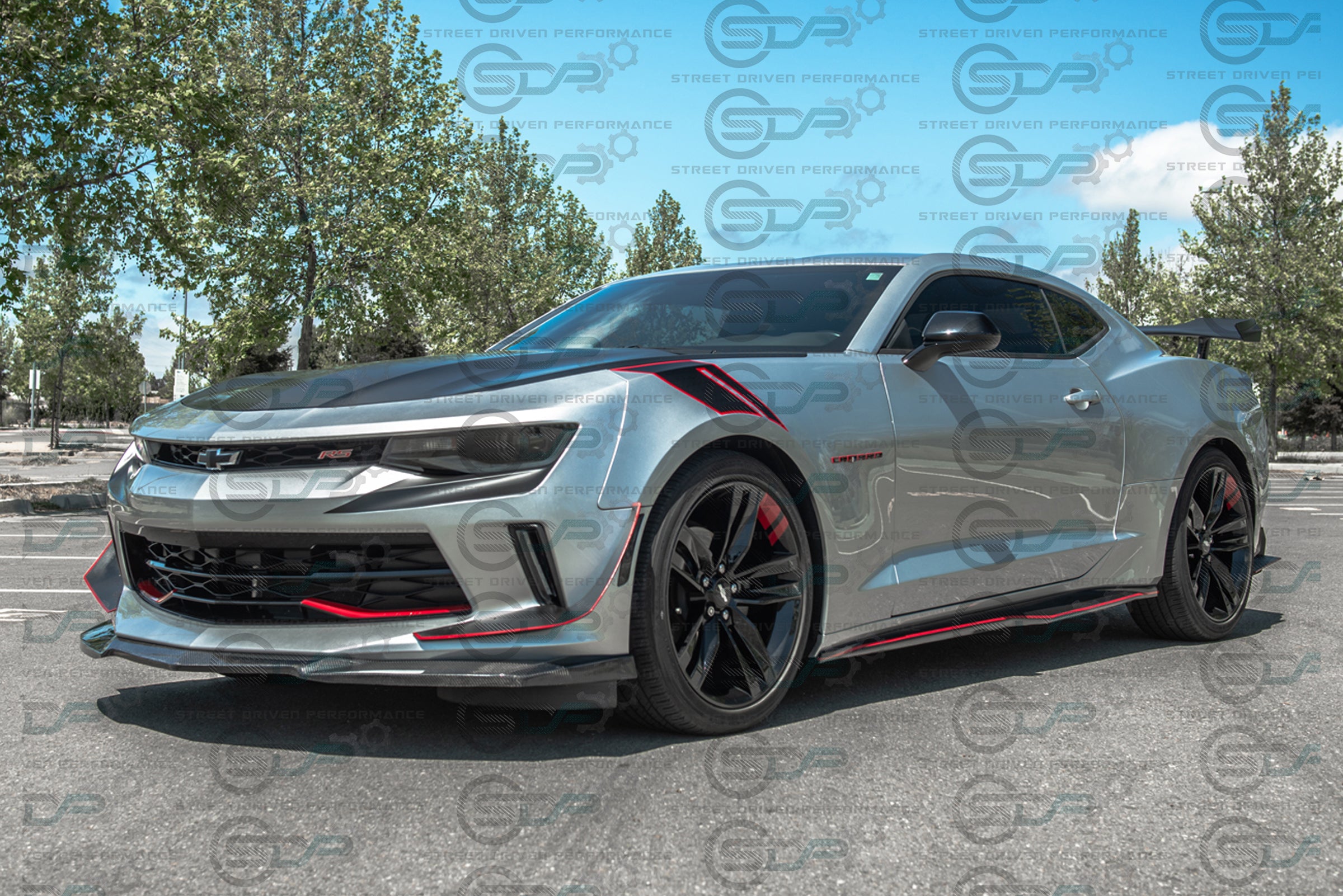 2016-2018 6th Gen Camaro - "ZL1 Performance Package" Carbon Fiber Front Splitter / Lip Ground Effects - for all LT / LS / RS models
