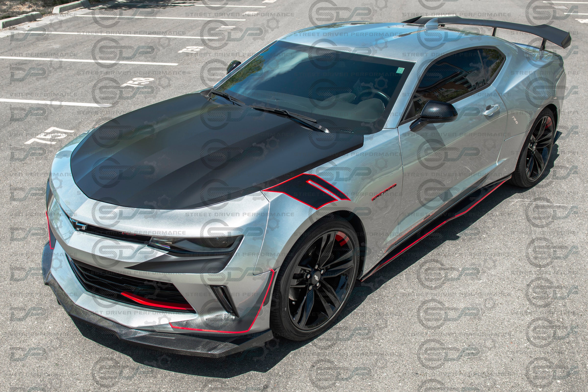 2016-2018 6th Gen Camaro - "ZL1 Performance Package" Carbon Fiber Front Splitter / Lip Ground Effects - for all LT / LS / RS models