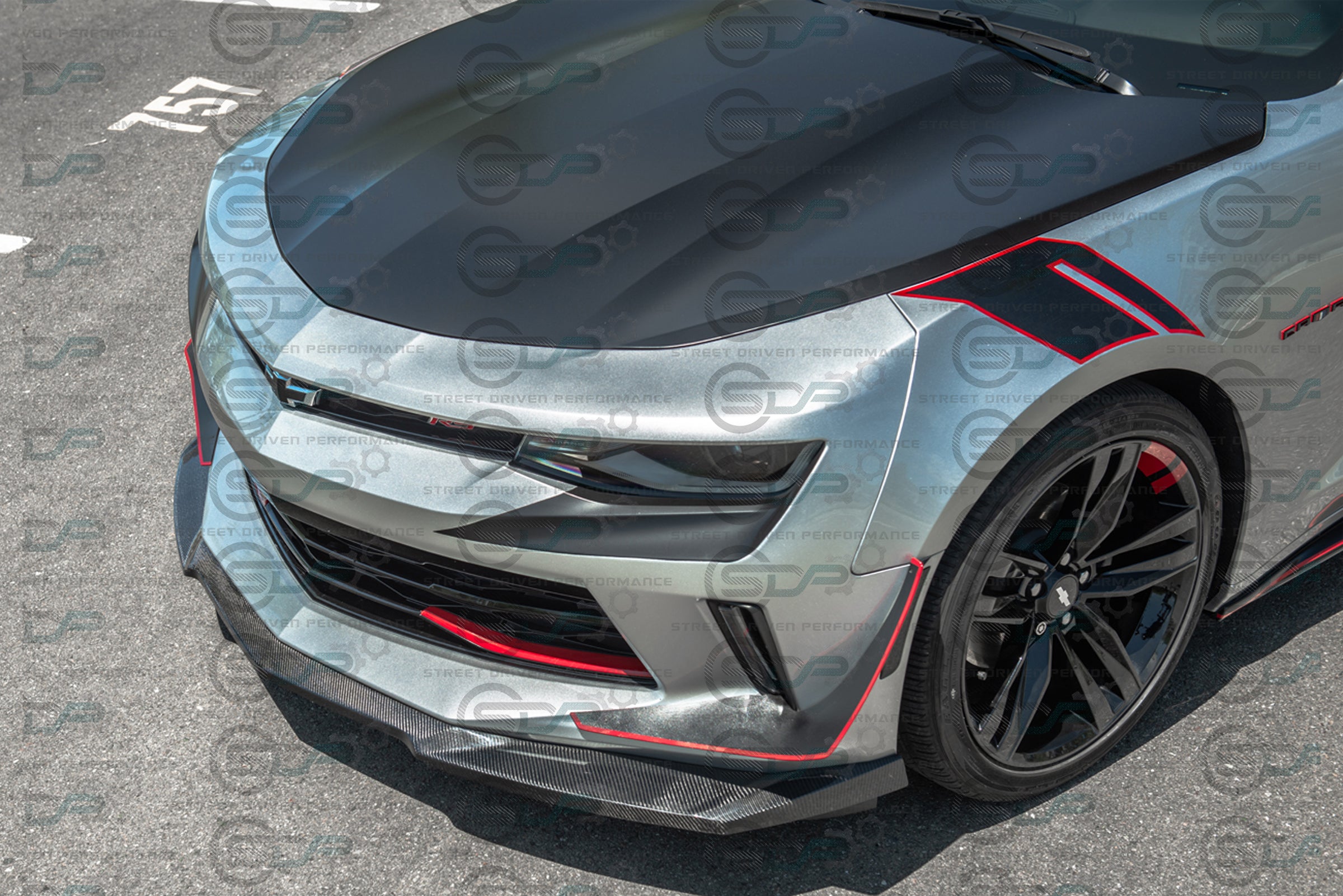 2016-2018 6th Gen Camaro - "ZL1 Performance Package" Carbon Fiber Front Splitter / Lip Ground Effects - for all LT / LS / RS models