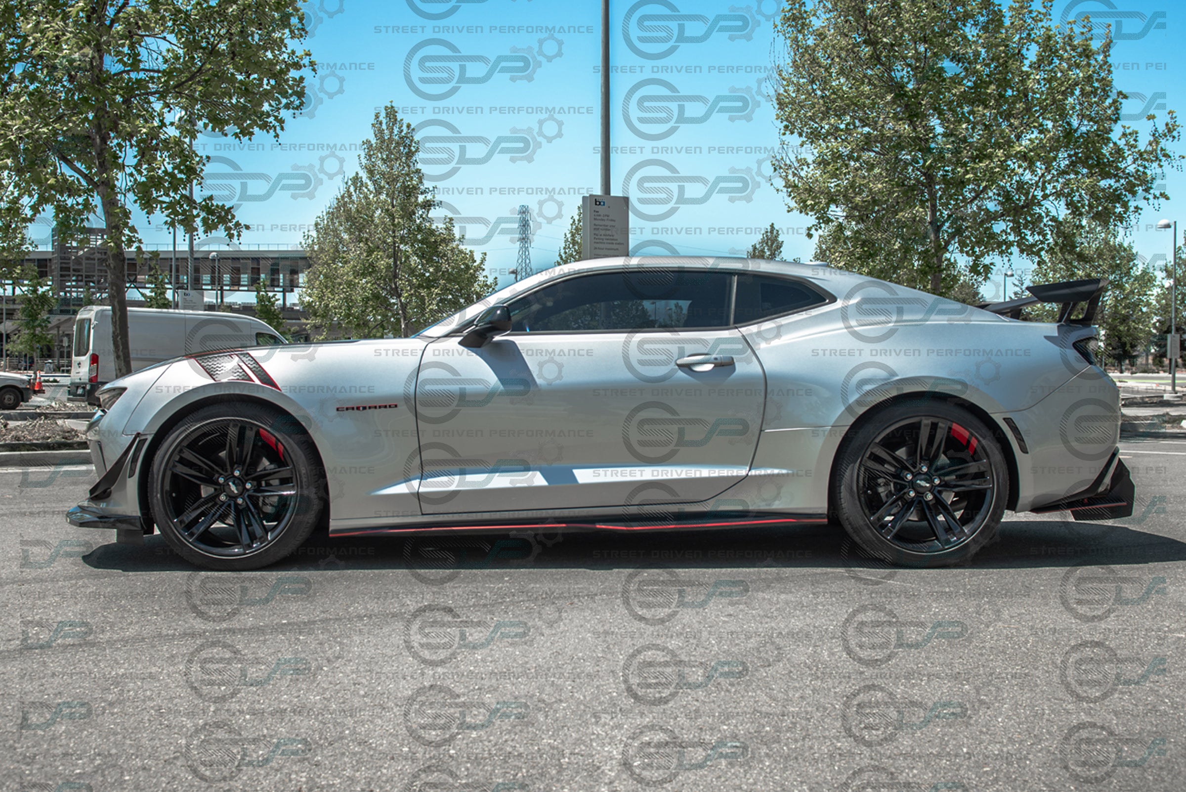 2016-2018 6th Gen Camaro - "ZL1 Performance Package" Carbon Fiber Front Splitter / Lip Ground Effects - for all LT / LS / RS models