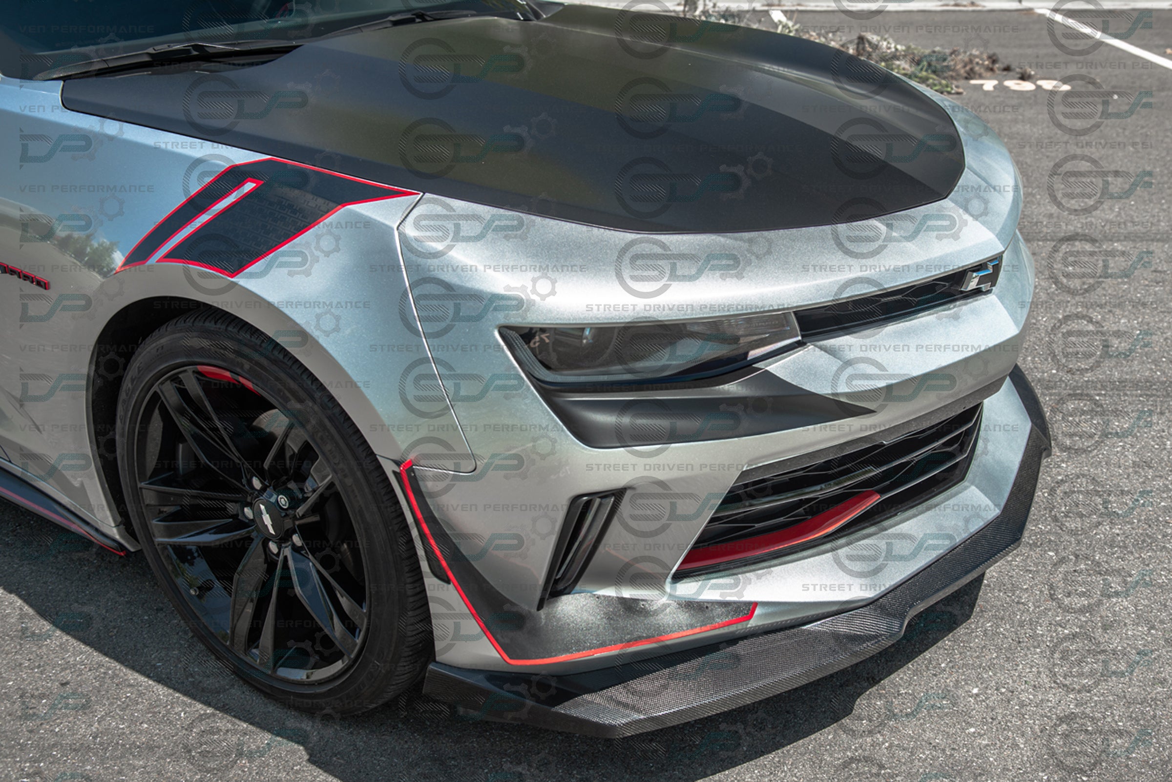 2016-2018 6th Gen Camaro - "ZL1 Performance Package" Carbon Fiber Front Splitter / Lip Ground Effects - for all LT / LS / RS models