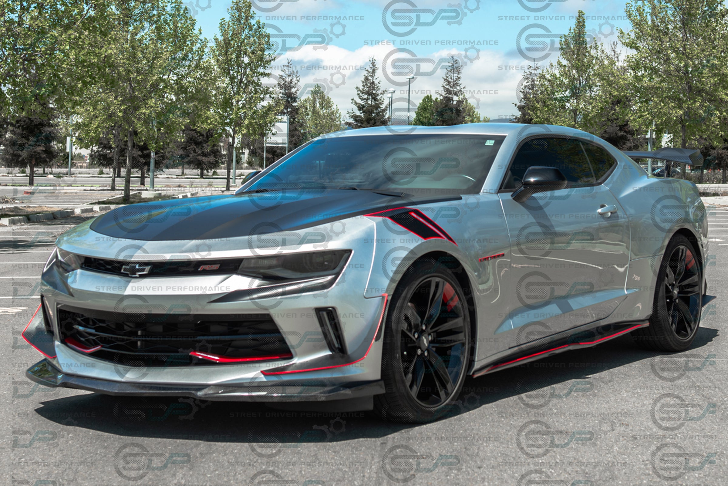 2016-2018 6th Gen Camaro - "ZL1 Performance Package" Carbon Fiber Front Splitter / Lip Ground Effects - for all LT / LS / RS models