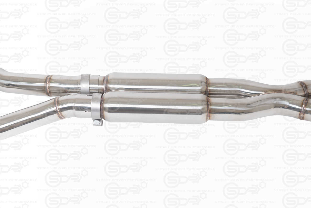 10-15 Camaro Coupe | T304 3" Piping 4" Slant-Cut Tips Cat Back Full Exhaust