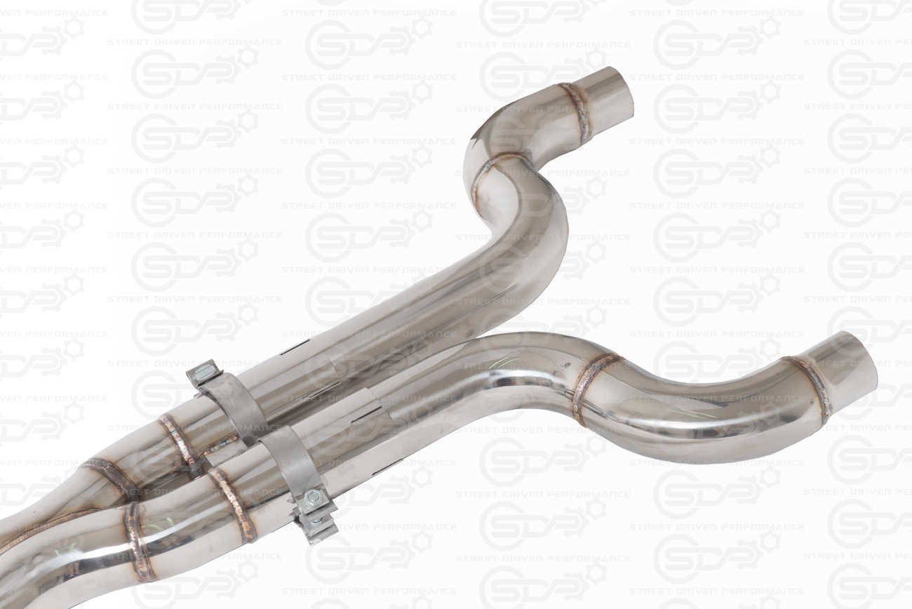 10-15 Camaro Coupe | T304 3" Piping 4" Slant-Cut Tips Cat Back Full Exhaust