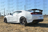 6th Gen Camaro - "ZL1 - 1LE Performance Package" Rear Trunk Spoiler with Spoiler Camera Option - for all models