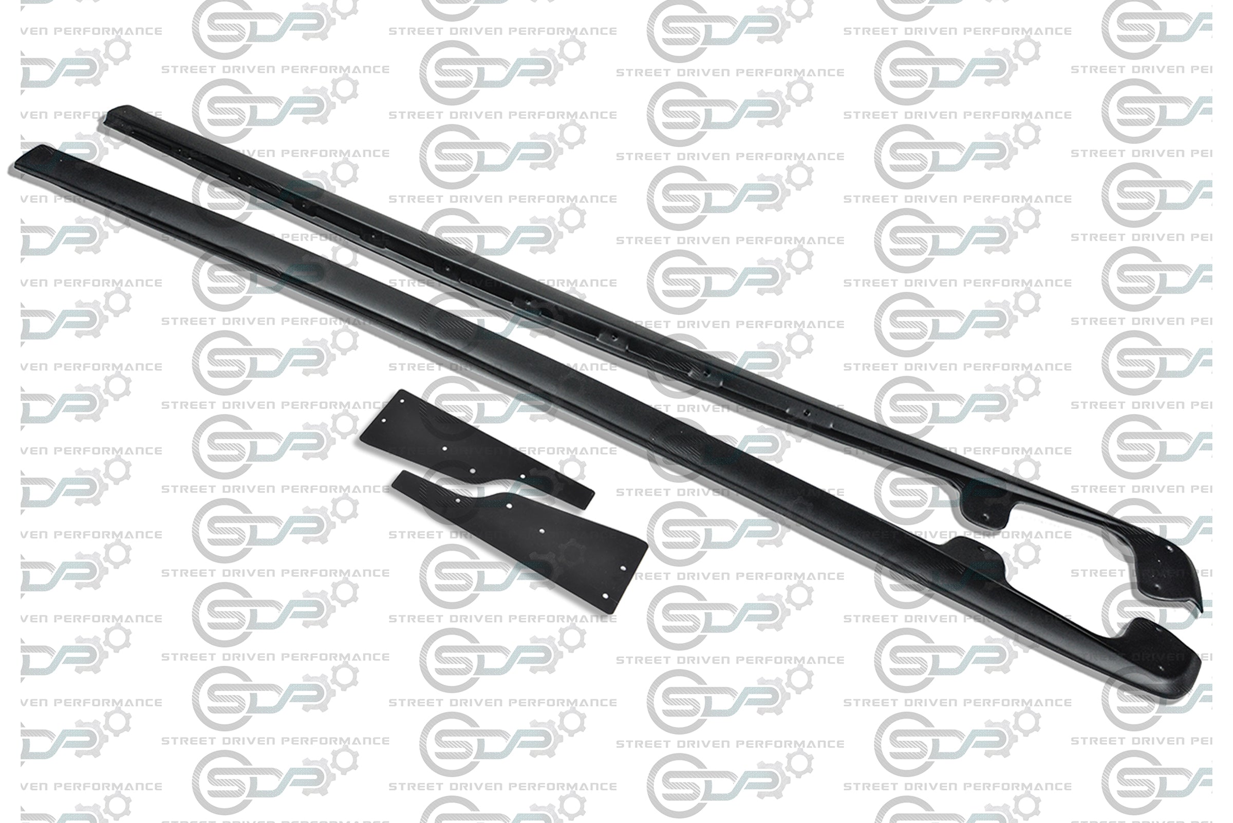 2005-2013 C6 Corvette - Base Model - ZR1 Conversion Side Skirts / Rocker Panels / Ground Effects with Mud Flaps