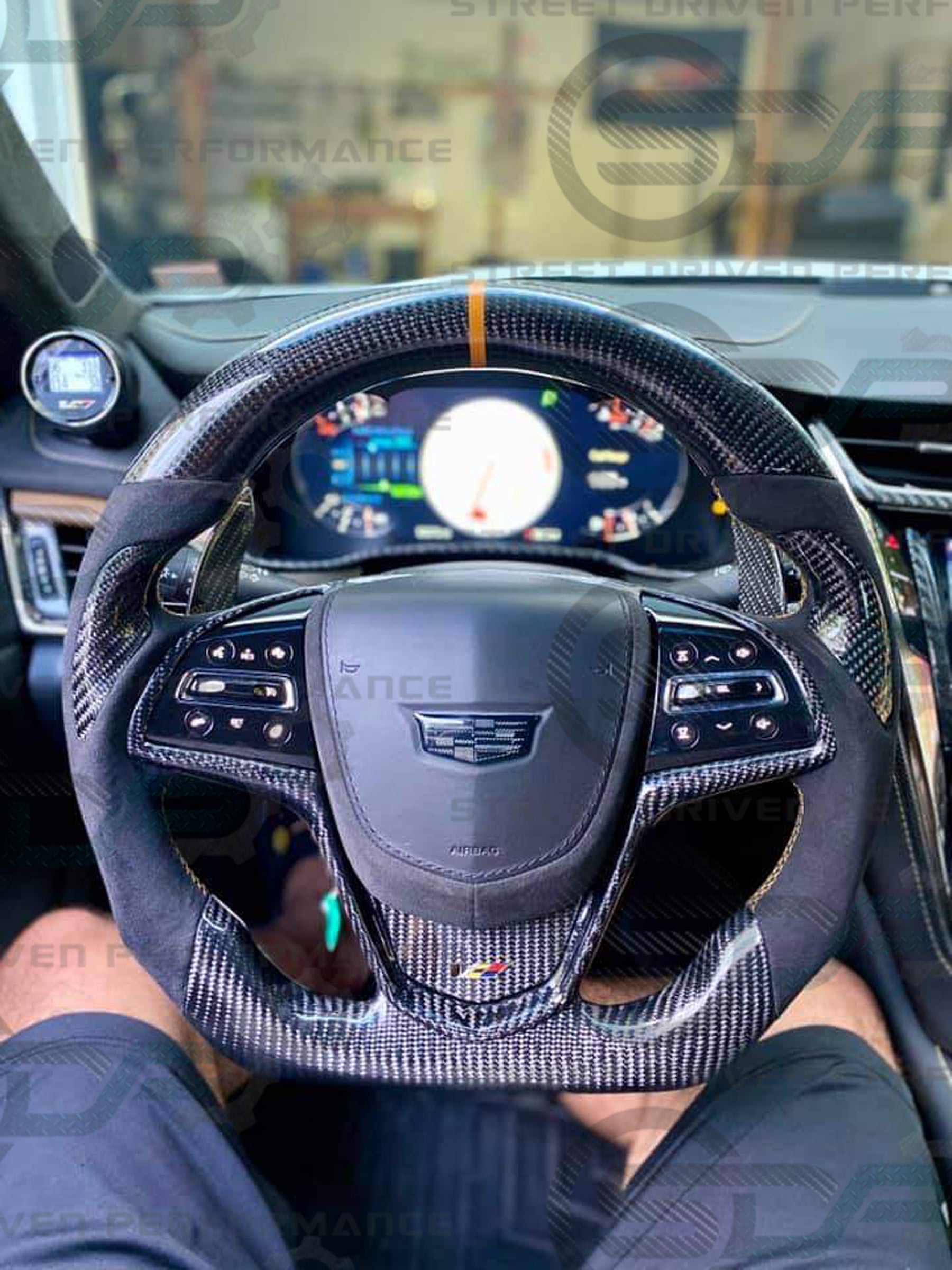 2014 - 2019 Cadillac CTS & CTS-V "V3" Custom Carbon Fiber Steering Wheel with options
