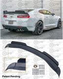 6th Gen Camaro - "Type 2 Track Package" Rear Trunk Spoiler with Extended Wickerbill - for all 16-18 models