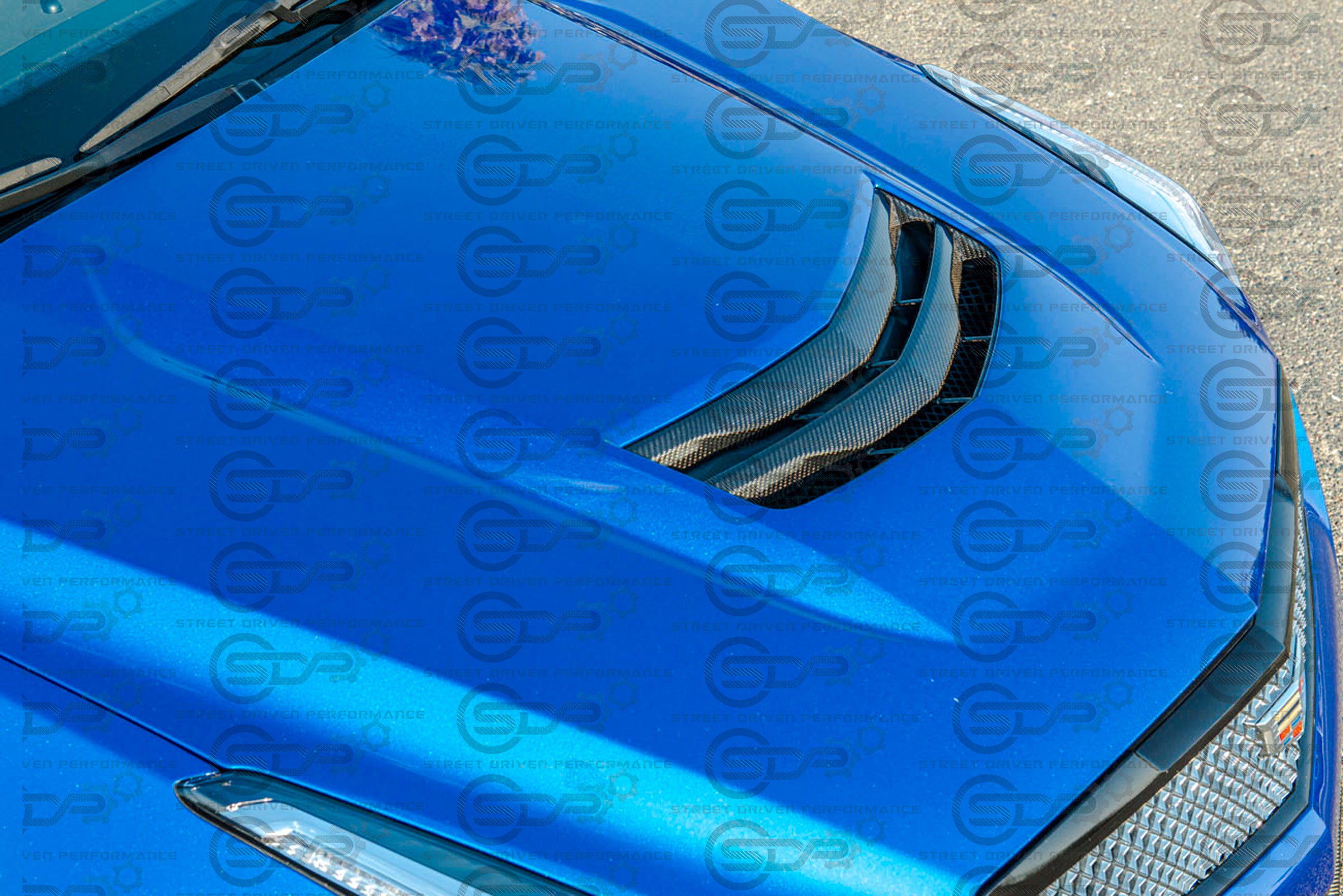 2016-2019 Cadillac ATS-V - Carbon Fiber Hood Vent