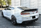 6th Gen Camaro - "Type 1 Track Package" Rear Trunk Spoiler with Extended Wickerbill - for all 16-18 models