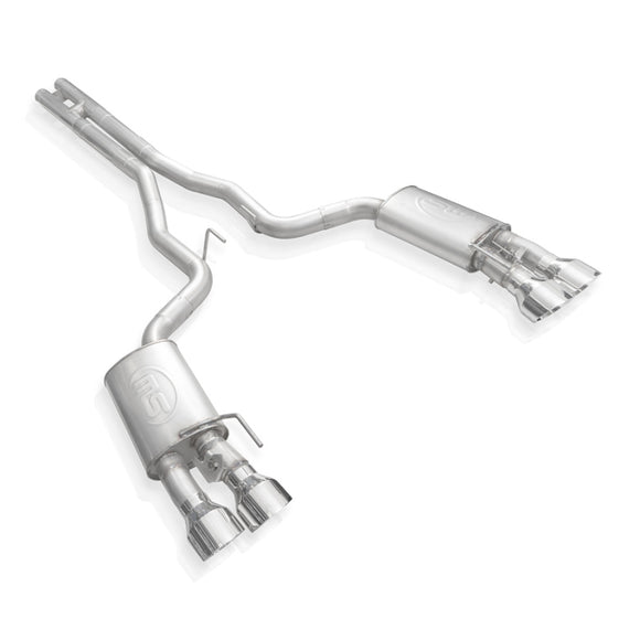 Stainless Works 2020 Ford GT500 Redline Catback H-Pipe Exhaust Factory Connect - Polished Tips