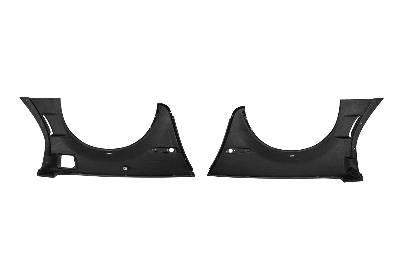 2005-2013 Corvette C6 ZR1 Style Matte Black Rear Side Wide Body Fenders