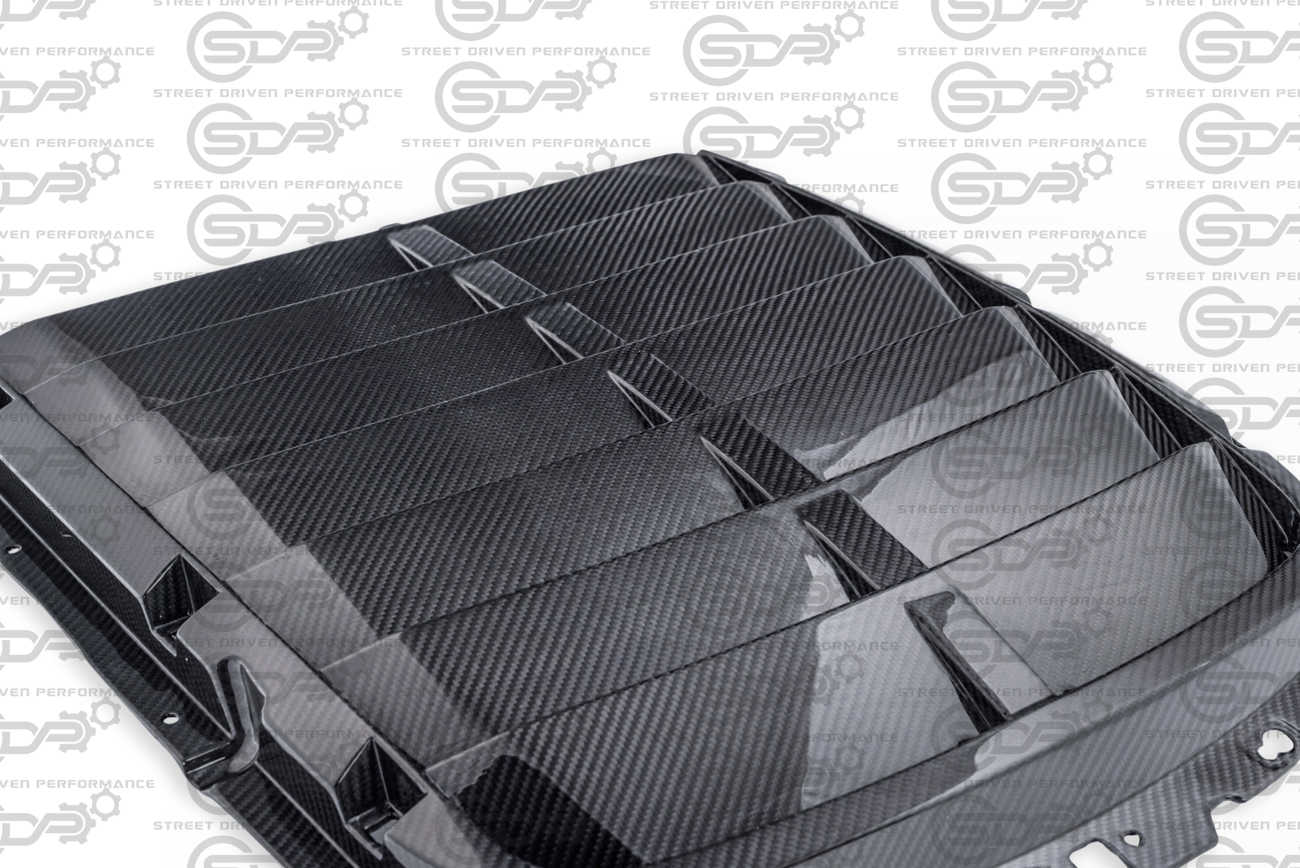 2020-2023 Ford Mustang GT500 | Factory Style Carbon Fiber/ Forged Carbon Fiber Front Hood Vent