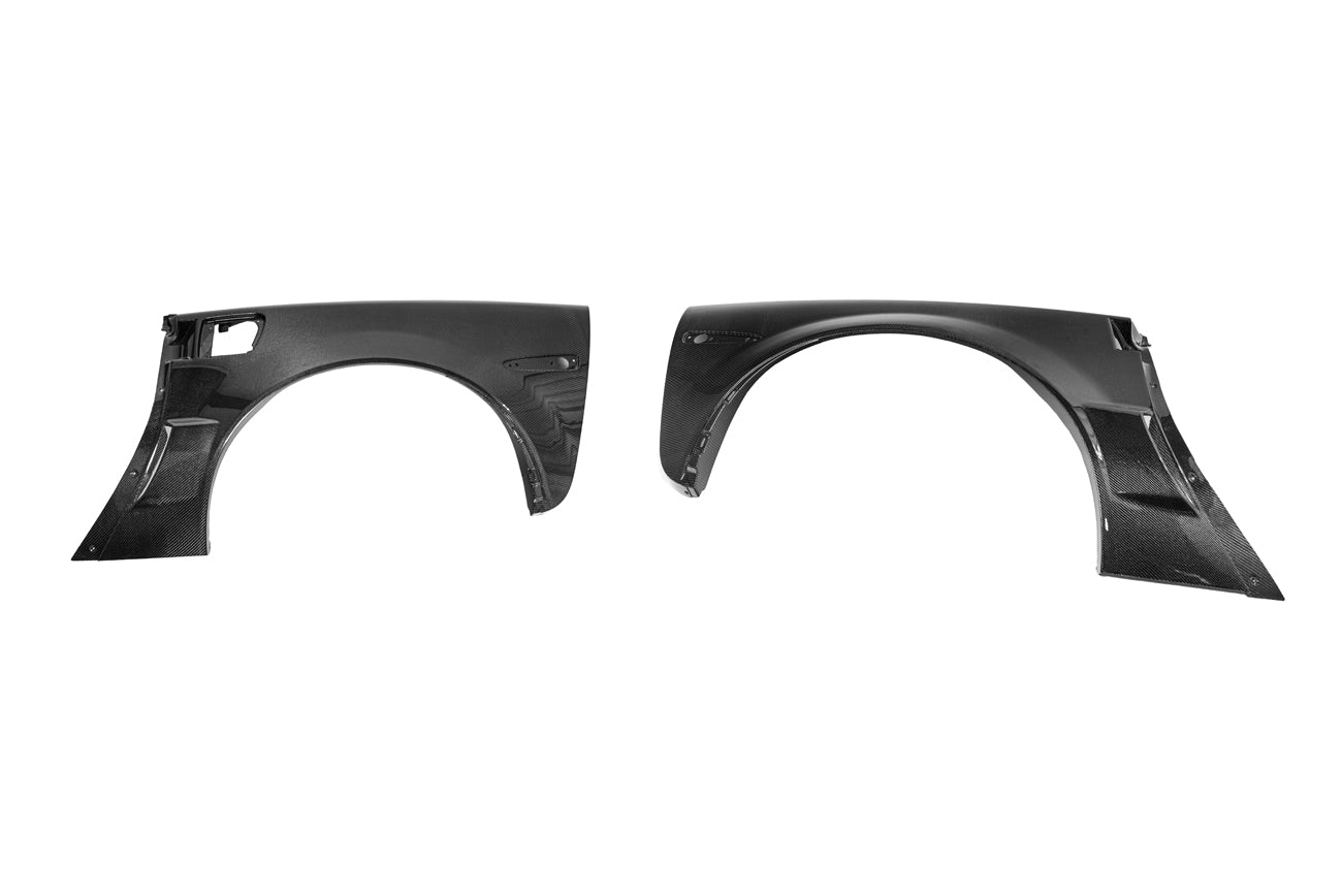 *BLEMISHED- DISCOUNTED* 05-13 Corvette C6 ZR1 Style Carbon Fiber Rear Side Wide Body Fenders Pair