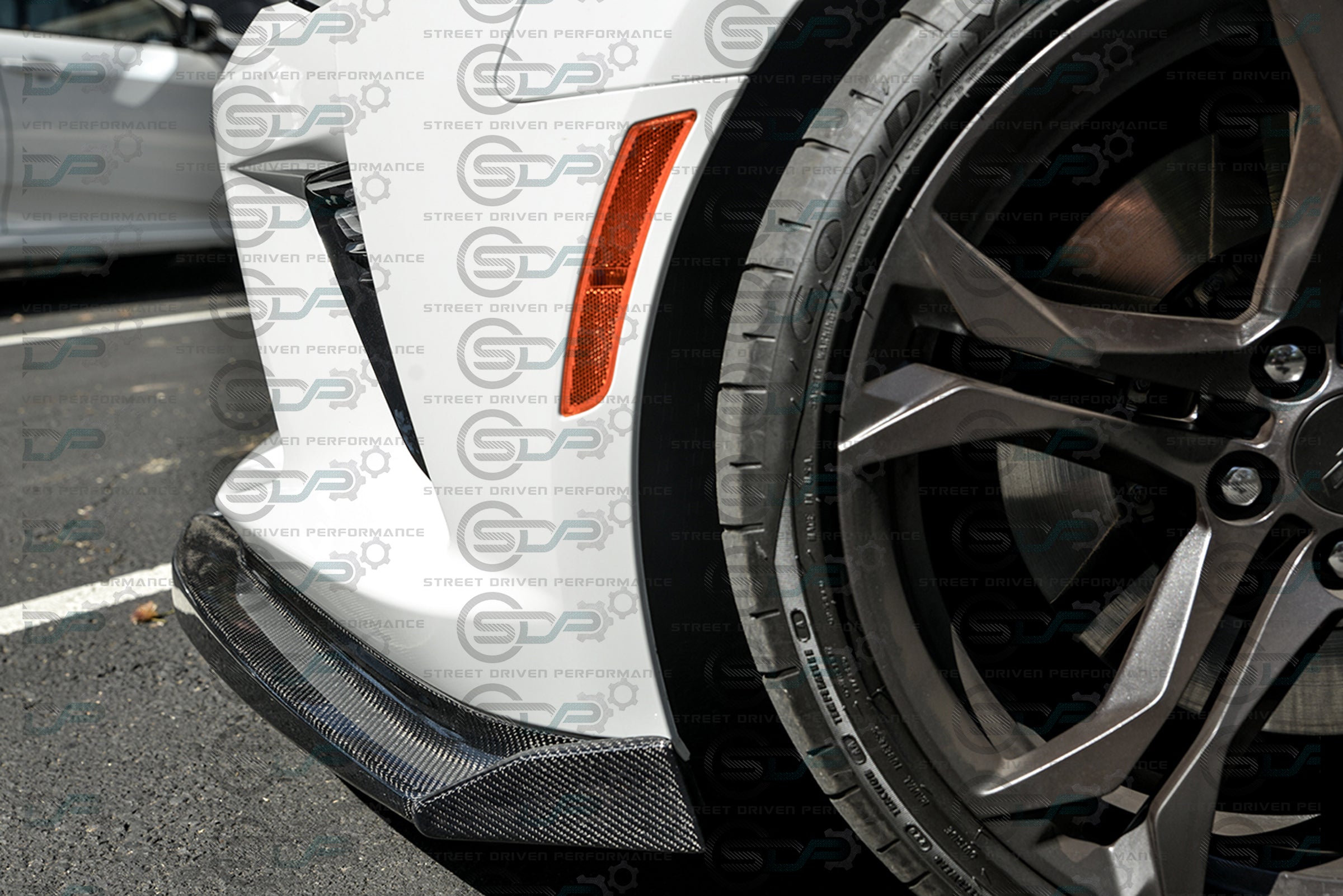 2016-2018 6th Gen Camaro - "T6 Performance Package" Carbon Fiber Front Splitter / Lip with Side Extensions Ground Effects - for all 16-18 SS models