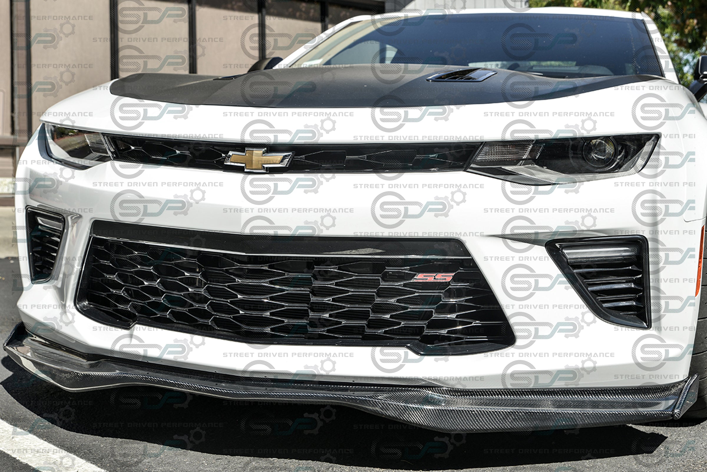 2016-2018 6th Gen Camaro - "T6 Performance Package" Carbon Fiber Front Splitter / Lip with Side Extensions Ground Effects - for all 16-18 SS models