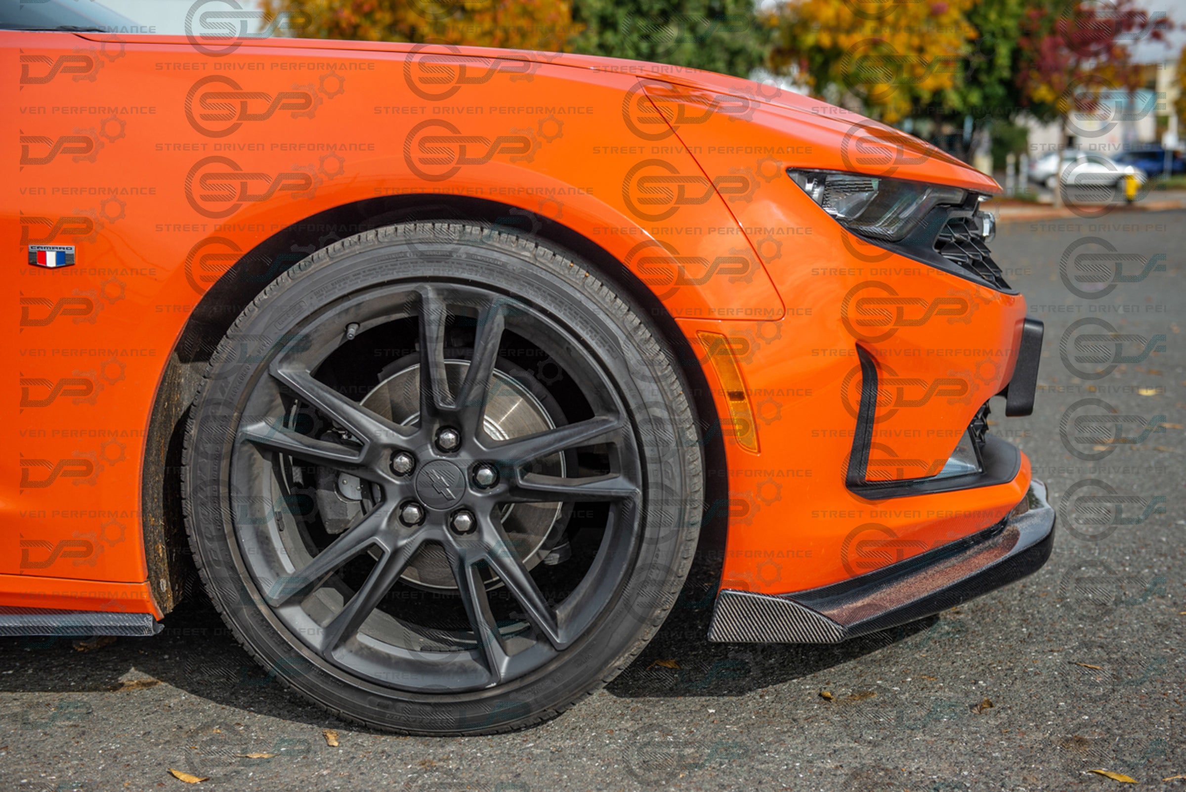 2019+ 6th Gen Camaro - "T6 Performance Package" Carbon Fiber Front Splitter / Lip with Side Extensions Ground Effects - for all SS / LT / LS / RS models