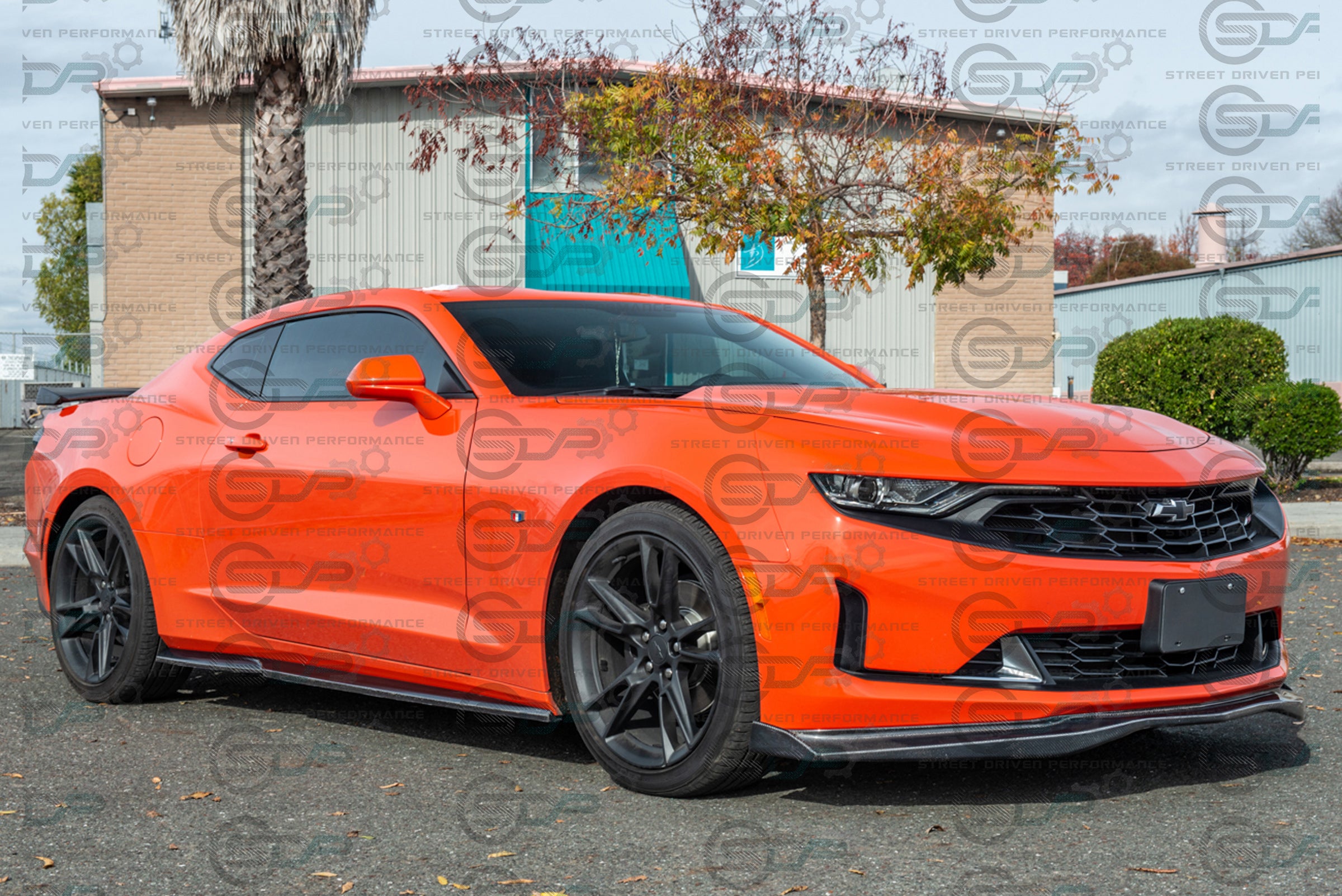 2019+ 6th Gen Camaro - "T6 Performance Package" Carbon Fiber Front Splitter / Lip with Side Extensions Ground Effects - for all SS / LT / LS / RS models
