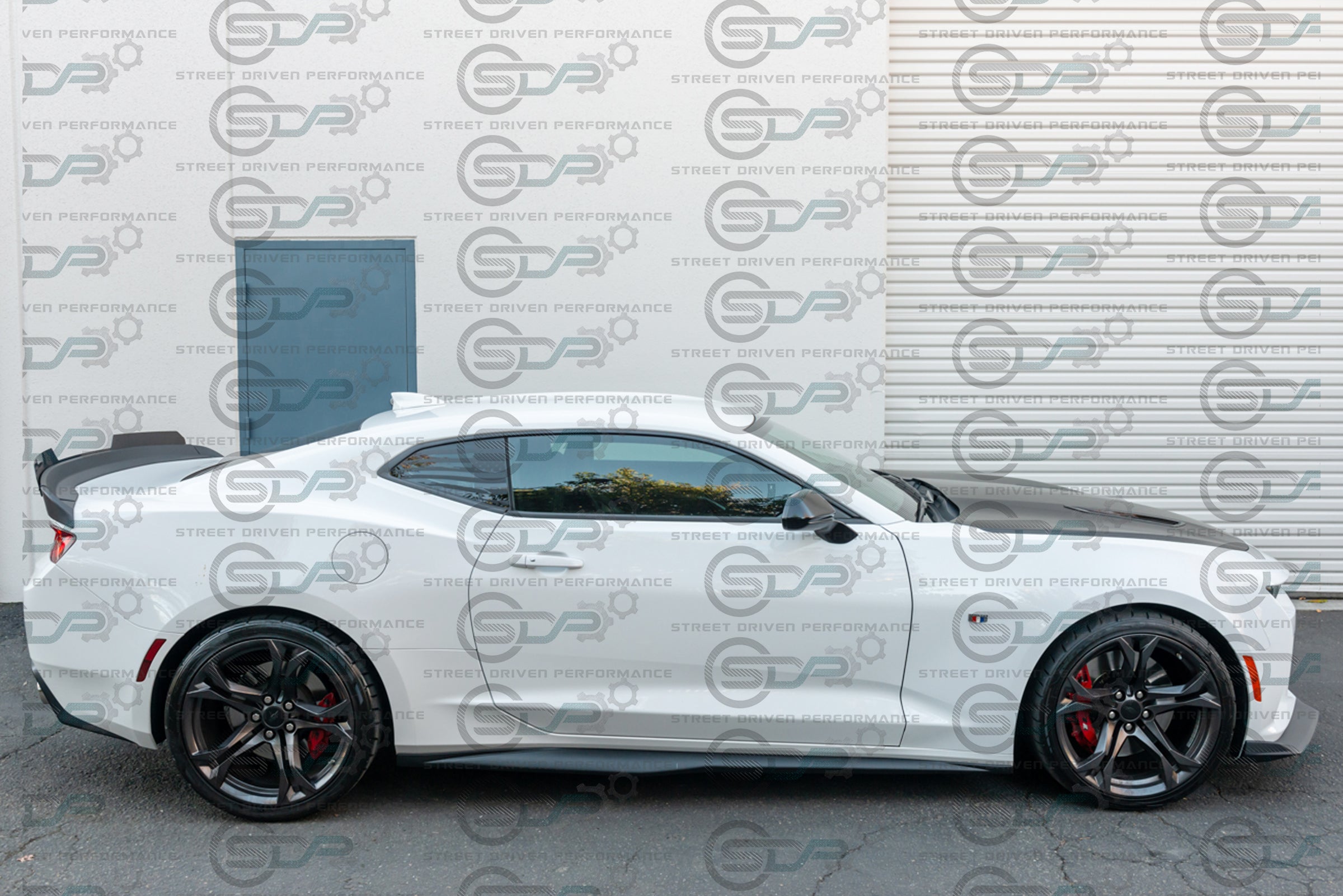 2016-2018 6th Gen Camaro - "Type 2 Track Package" Rear Trunk Spoiler with Extended Wickerbill - for all models