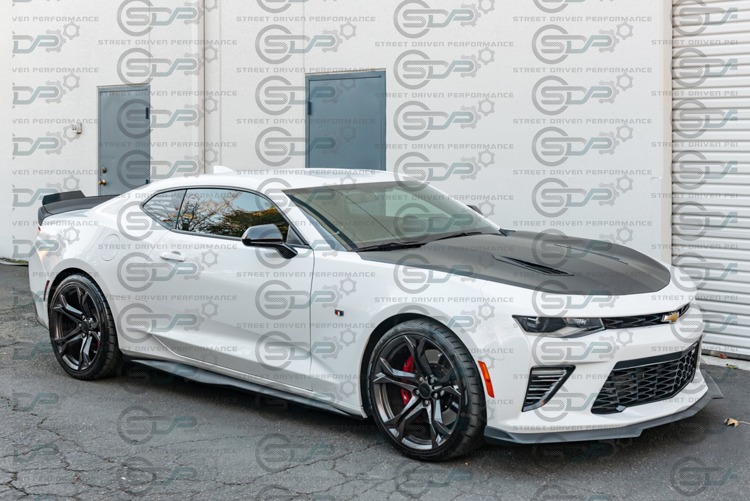 2016-2018 6th Gen Camaro - "Type 2 Track Package" Rear Trunk Spoiler with Extended Wickerbill - for all models