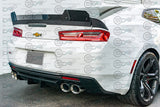 6th Gen Camaro - "1LE Track Package" Rear Trunk Spoiler with Extended Wickerbill - for all 16-18 models