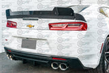 6th Gen Camaro - "1LE Track Package" Rear Trunk Spoiler with Extended Wickerbill - for all 16-18 models