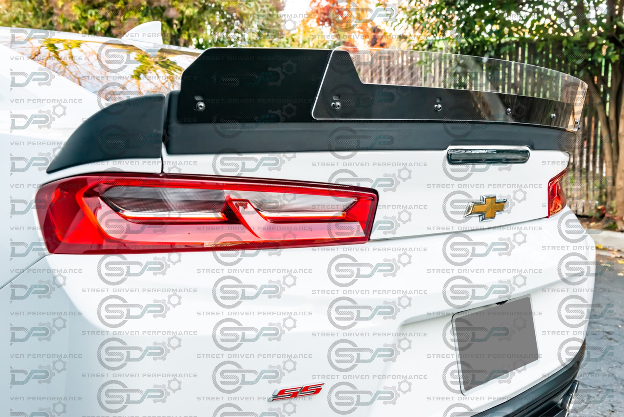 2016-2018 6th Gen Camaro - "1LE Track Package" Rear Trunk Spoiler Wing with Extended Wickerbill - for all 16-18 models