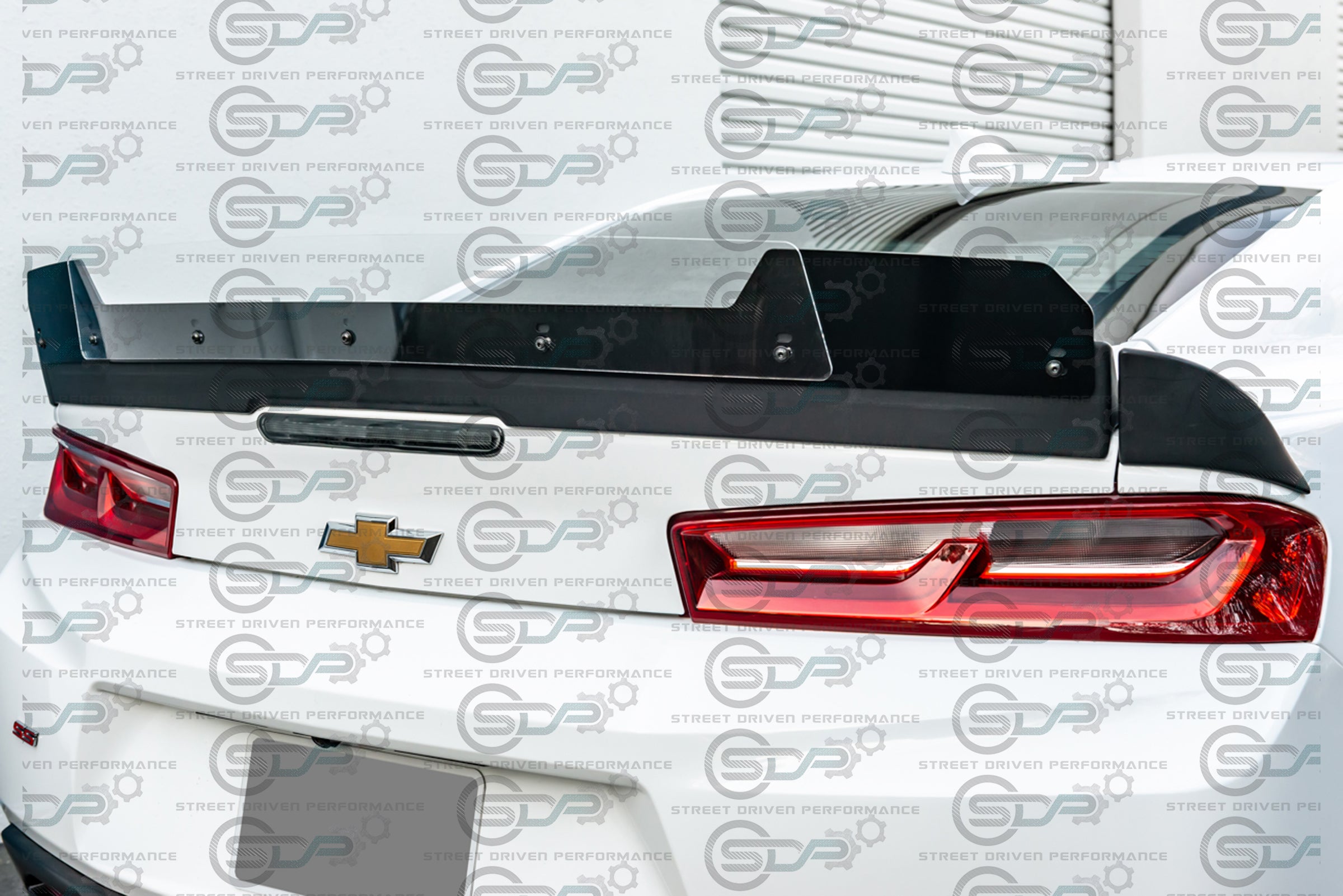 2016-2018 6th Gen Camaro - "1LE Track Package" Rear Trunk Spoiler Wing with Extended Wickerbill - for all 16-18 models