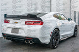 6th Gen Camaro - "1LE Track Package" Rear Trunk Spoiler with Extended Wickerbill - for all 16-18 models