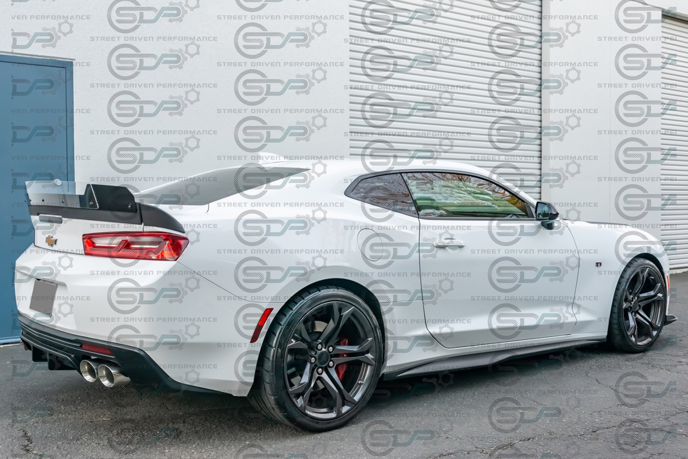 2016-2018 6th Gen Camaro - "1LE Track Package" Rear Trunk Spoiler Wing with Extended Wickerbill - for all 16-18 models