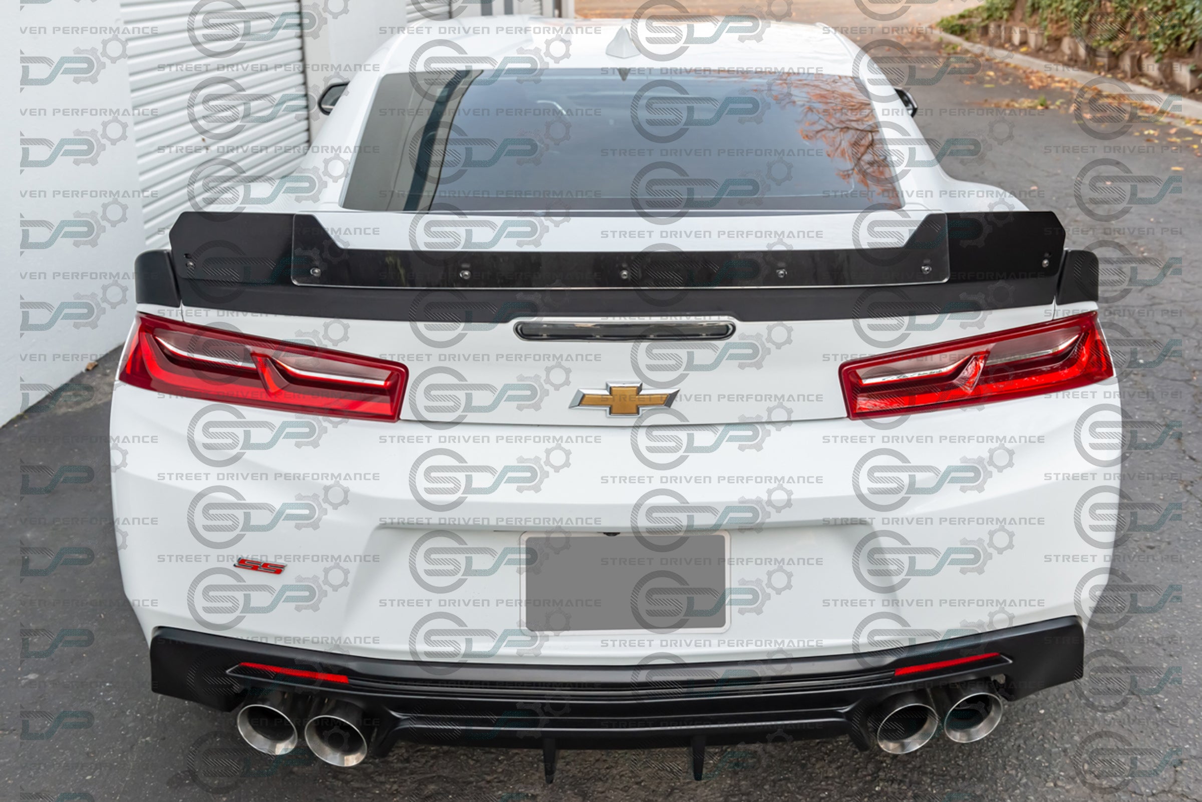 2016-2018 6th Gen Camaro - "1LE Track Package" Rear Trunk Spoiler Wing with Extended Wickerbill - for all 16-18 models