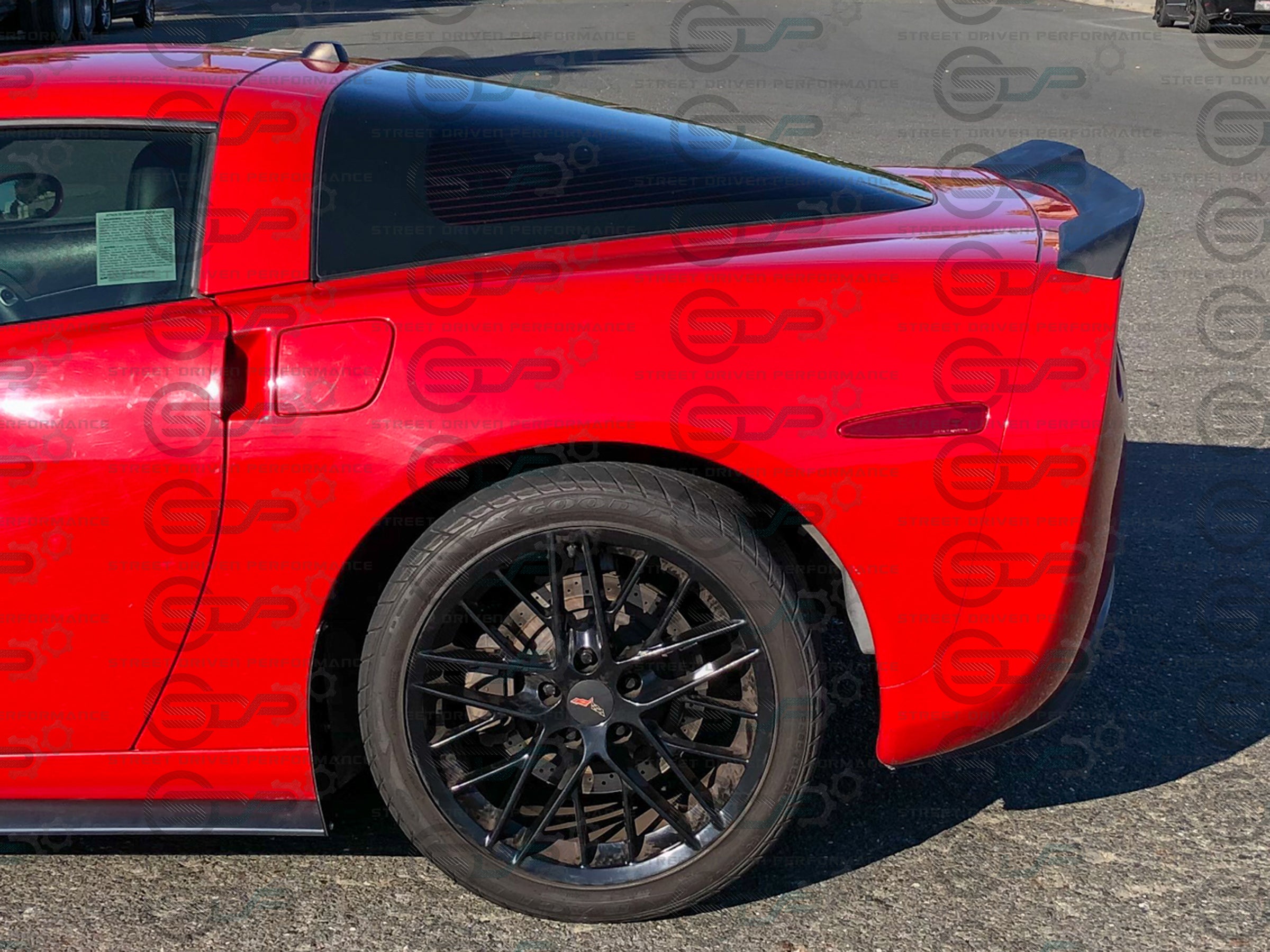 2005-2013 C6 Corvette - Extended ZR1 Style Rear Trunk Lid Spoiler Wing - for all models